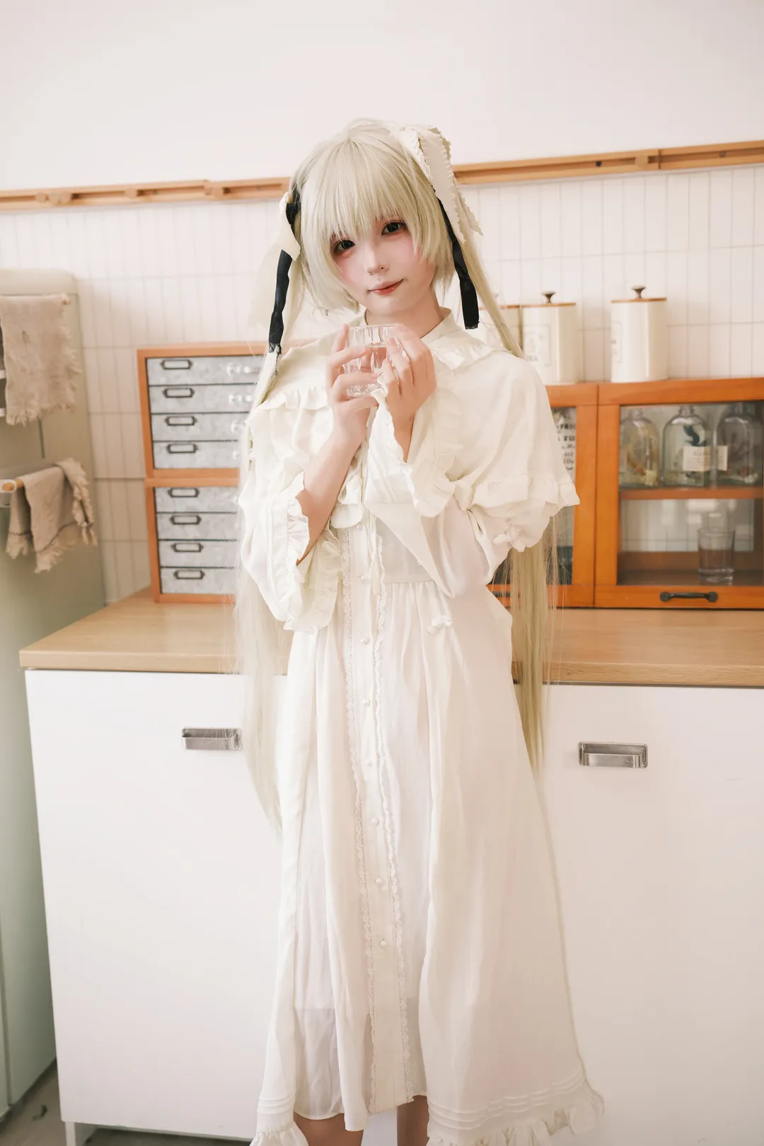 二次元撮影, 春日野穹コスプレ, 縁の空, ピクセルケーキ レタッチ, おうちの雰囲気 - 10枚目