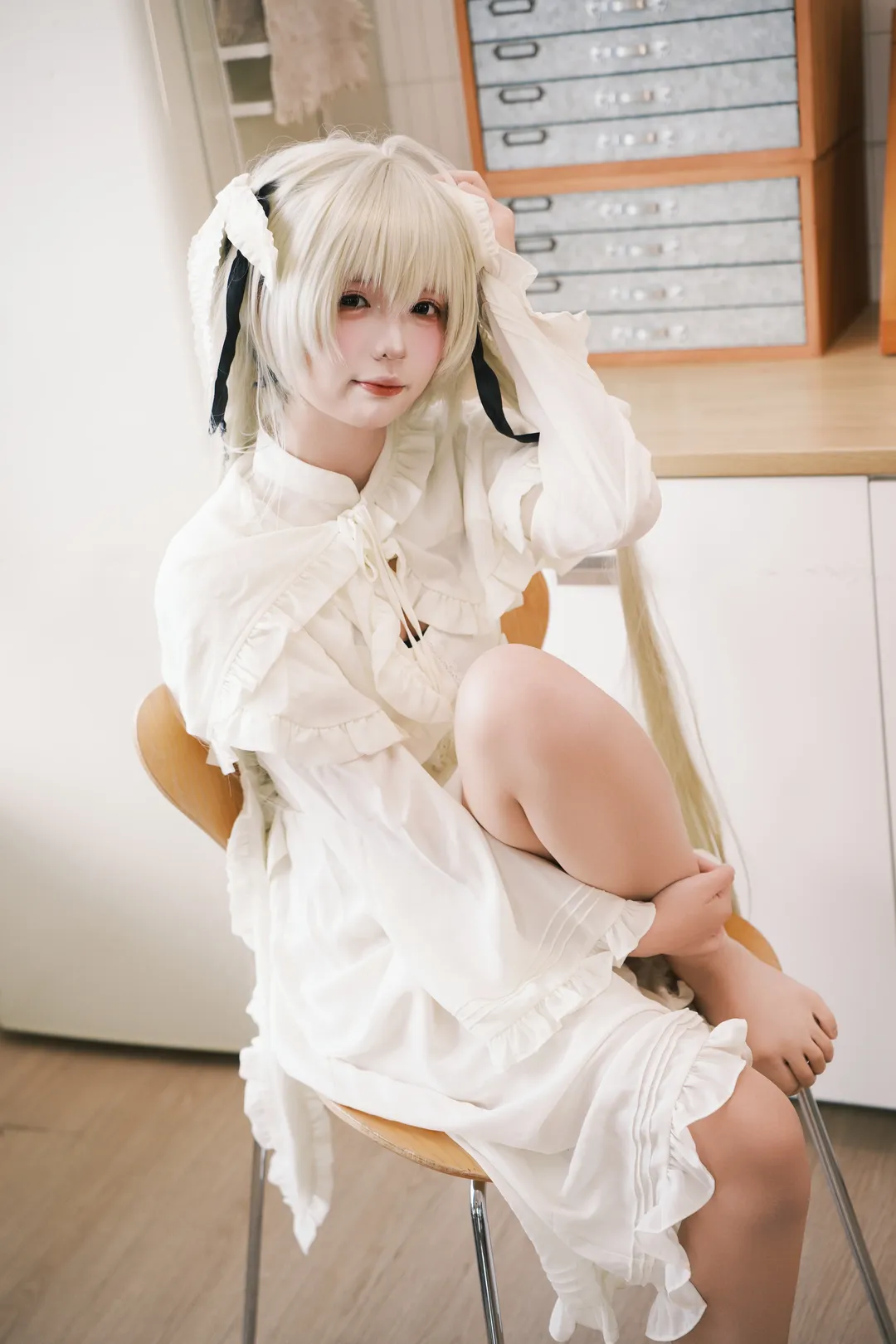 二次元撮影, 春日野穹コスプレ, 縁の空, ピクセルケーキ レタッチ, おうちの雰囲気 - 11枚目