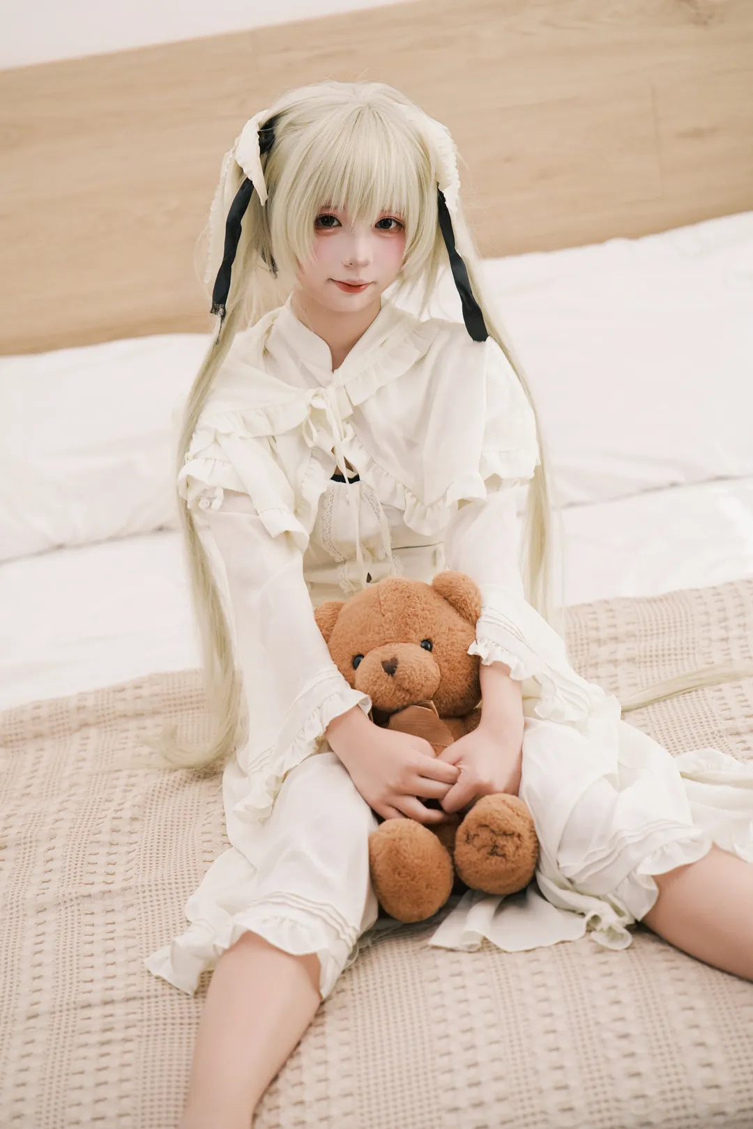 二次元撮影, 春日野穹コスプレ, 縁の空, ピクセルケーキ レタッチ, おうちの雰囲気 - 4枚目