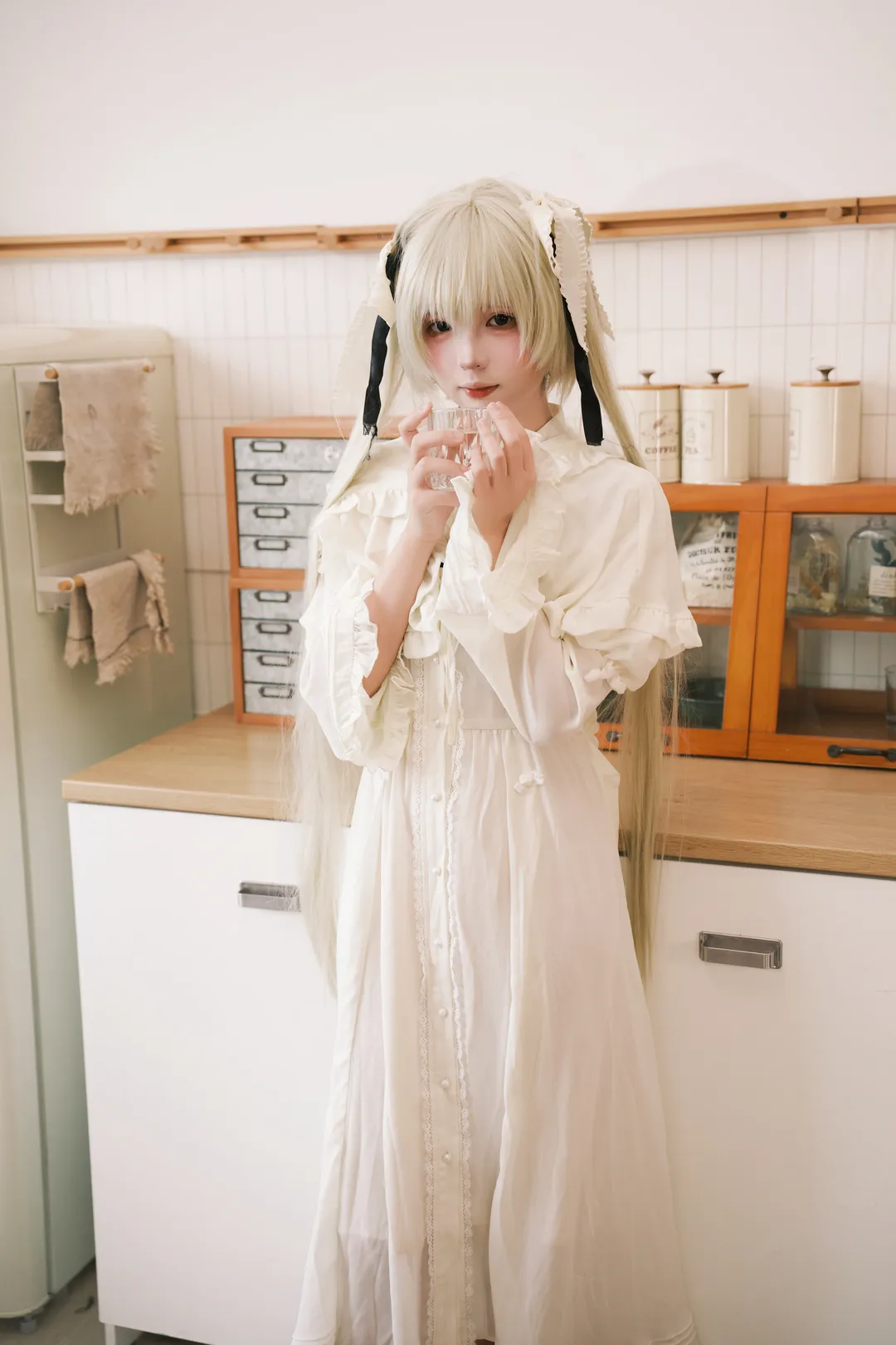二次元撮影, 春日野穹コスプレ, 縁の空, ピクセルケーキ レタッチ, おうちの雰囲気 - 5枚目