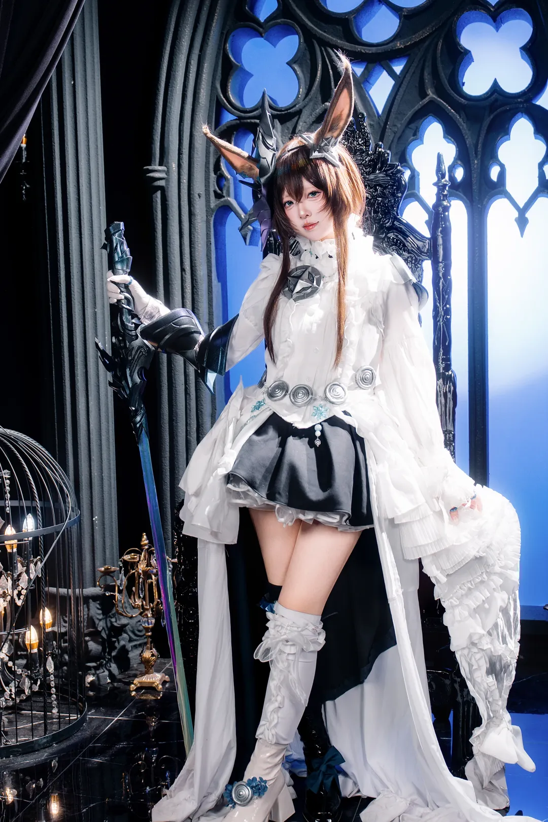 ゴシック風, 二次元コスプレ, アークナイツ, アーミヤ コスプレ, 獣耳娘 - 10枚目