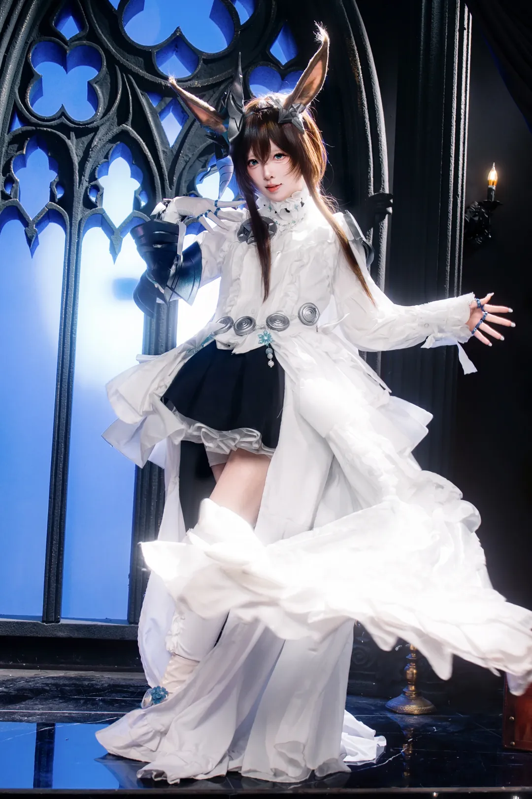 ゴシック風, 二次元コスプレ, アークナイツ, アーミヤ コスプレ, 獣耳娘 - 4枚目