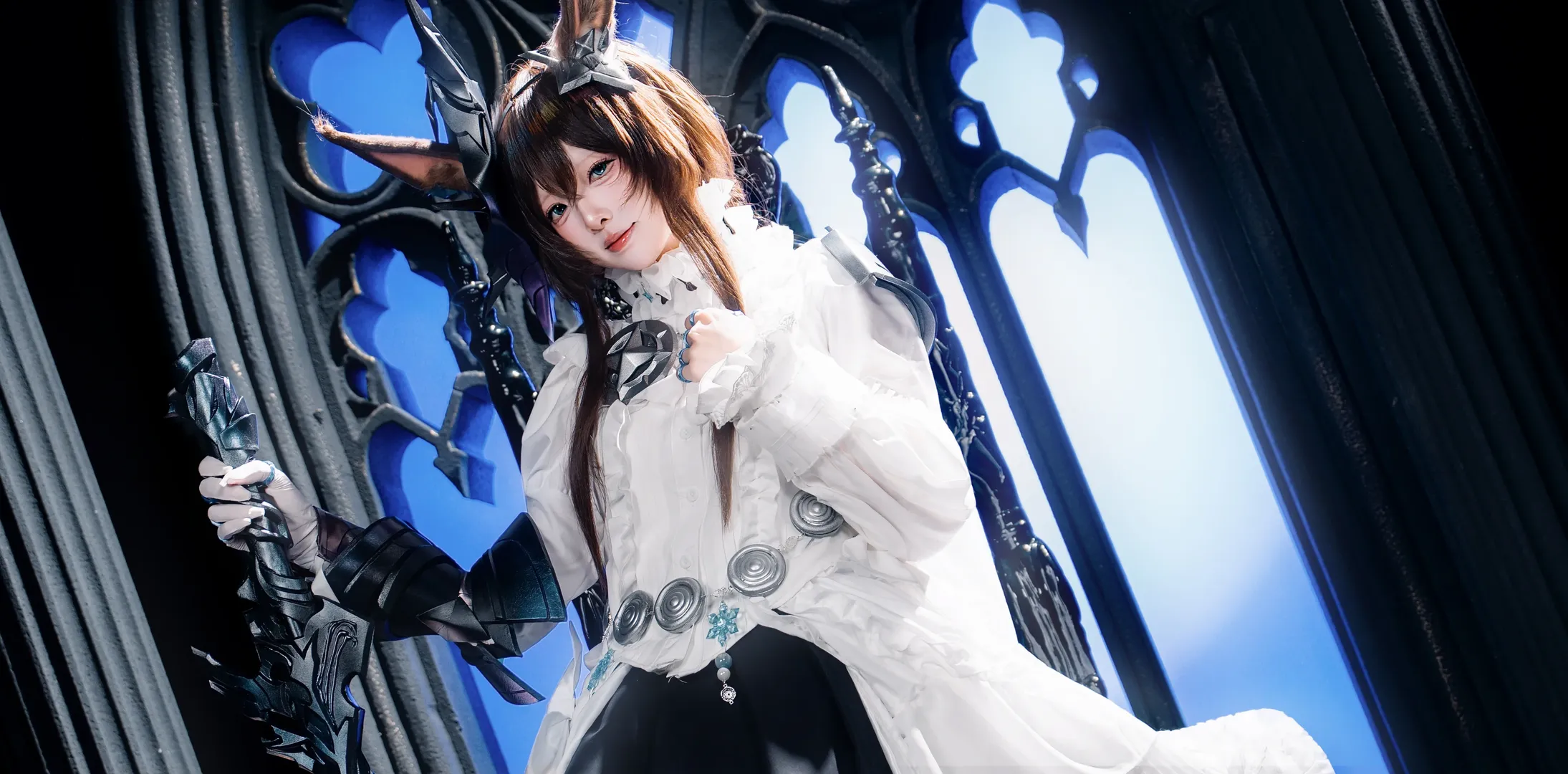 ゴシック風, 二次元コスプレ, アークナイツ, アーミヤ コスプレ, 獣耳娘 - 5枚目