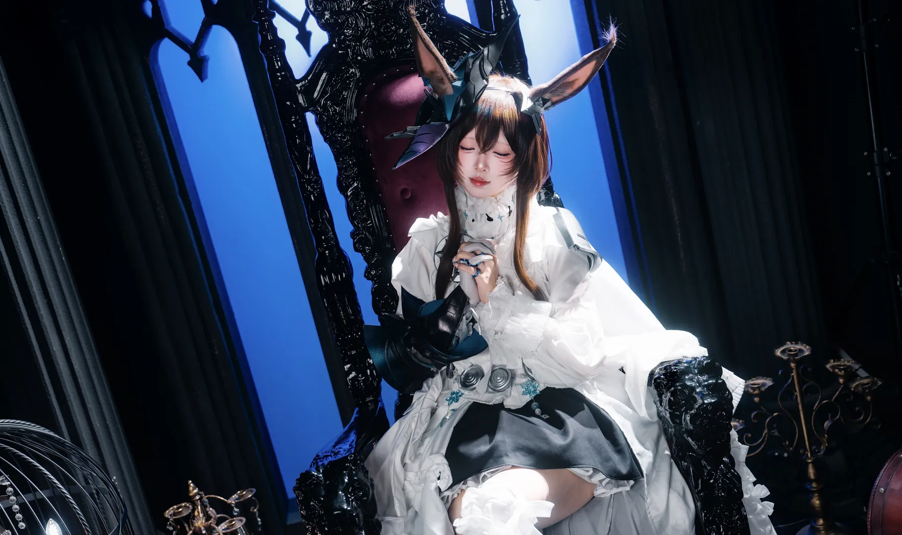 ゴシック風, 二次元コスプレ, アークナイツ, アーミヤ コスプレ, 獣耳娘 - 6枚目