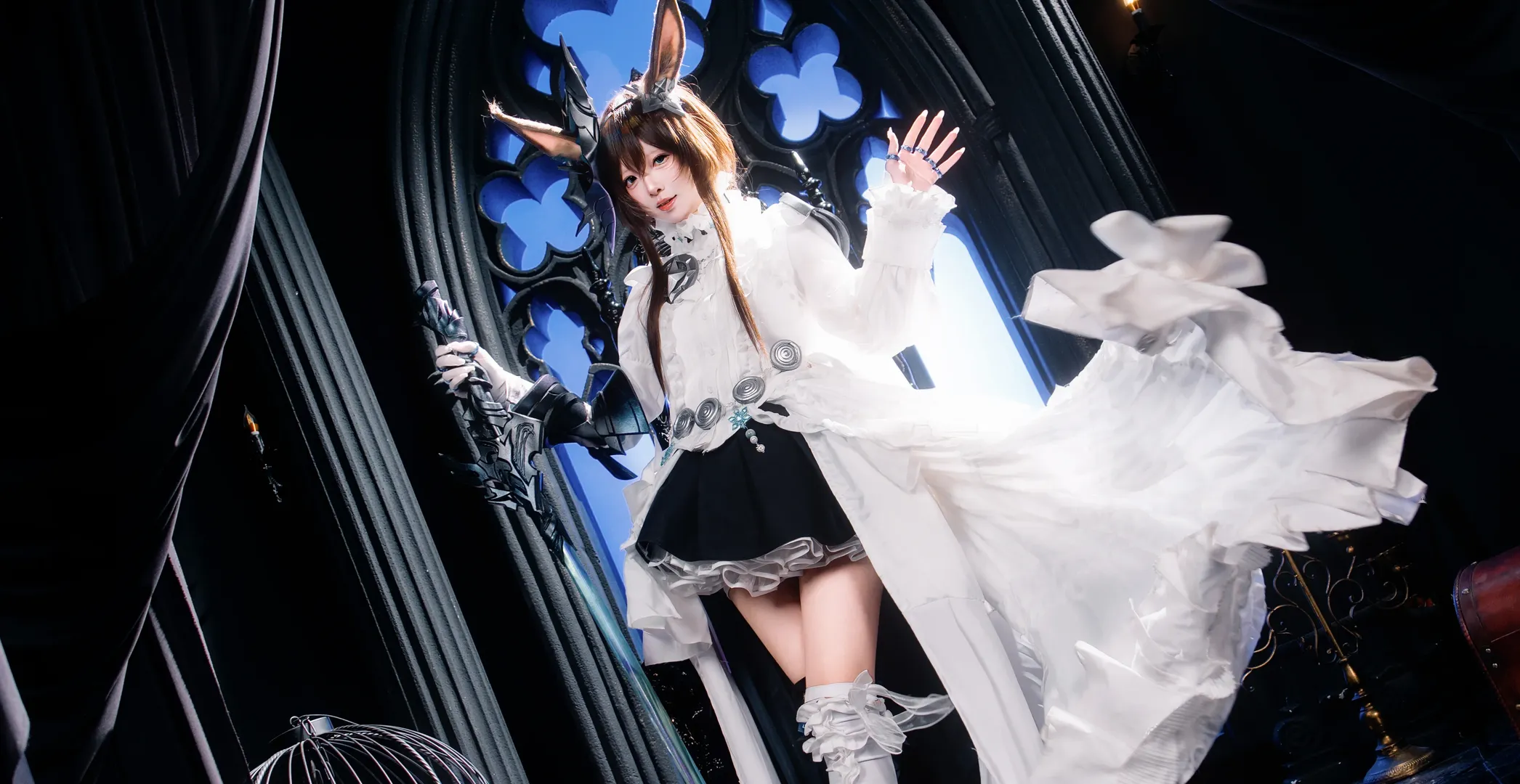 ゴシック風, 二次元コスプレ, アークナイツ, アーミヤ コスプレ, 獣耳娘 - 9枚目