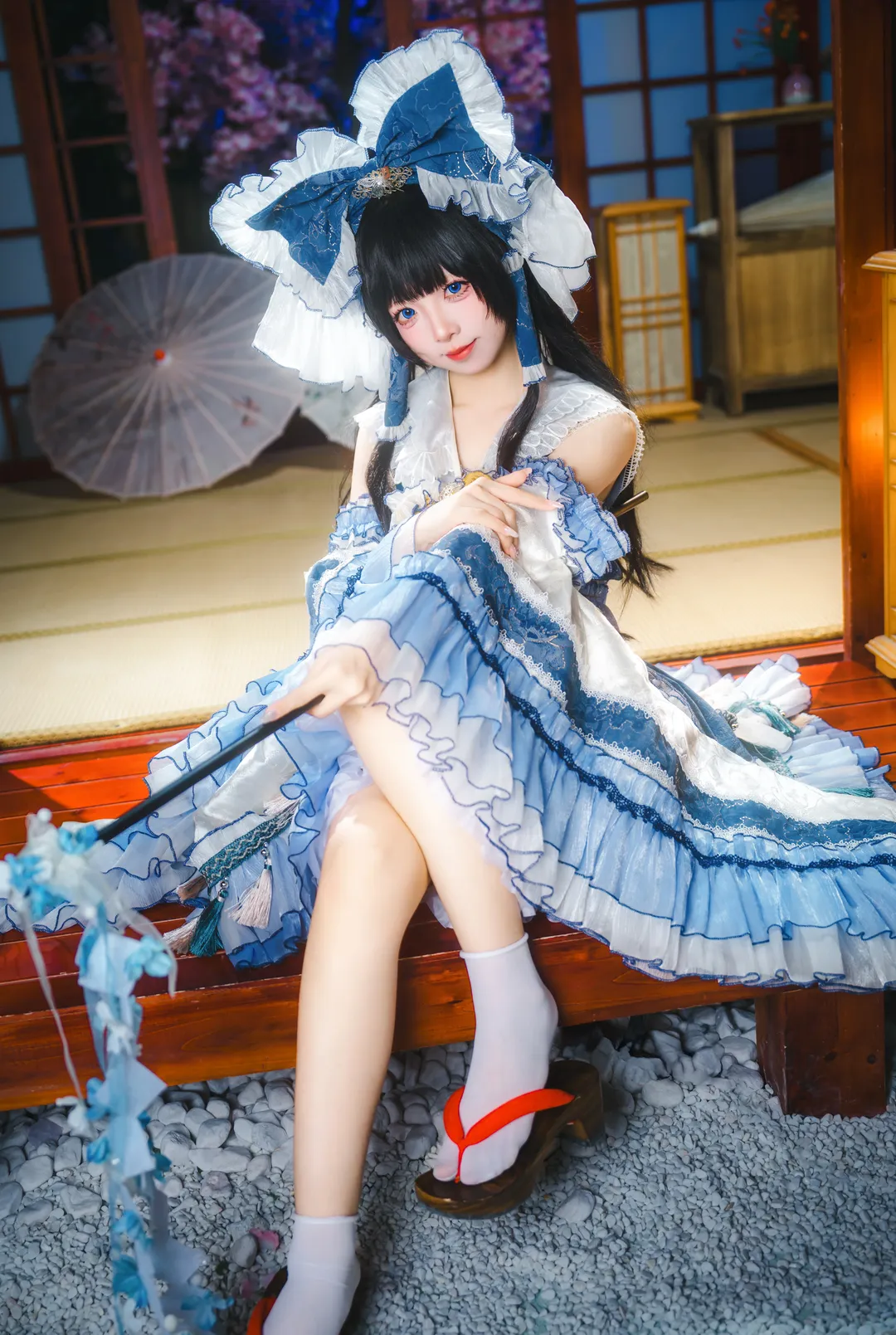 二次元, 博丽灵梦cos, 东方project, cosplay摄影, 和风巫女 - 第5张