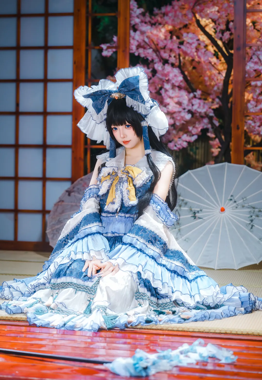 二次元, 博丽灵梦cos, 东方project, cosplay摄影, 和风巫女 - 第6张