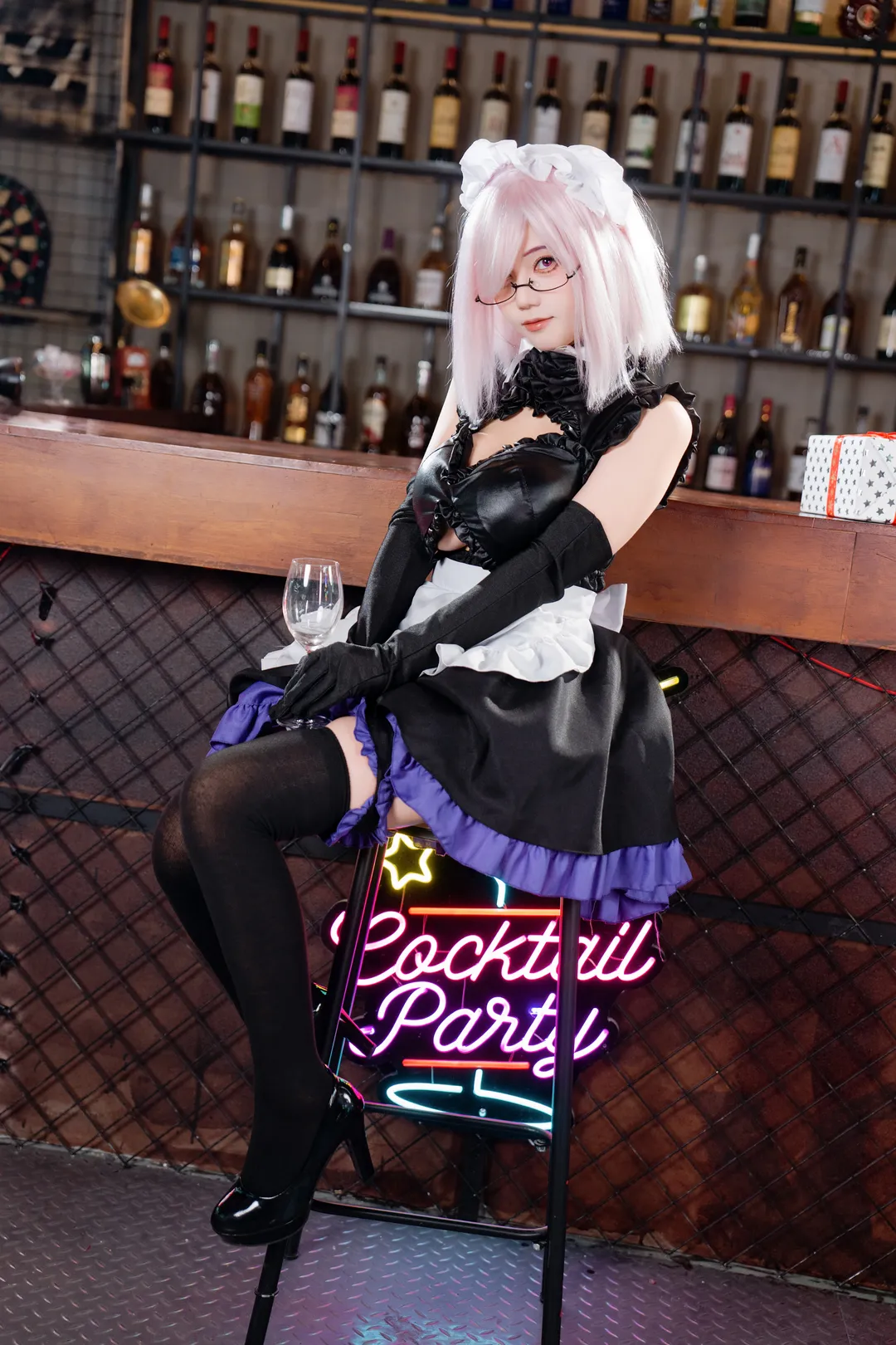 Fate/Grand Order, 女仆装, 像素蛋糕, 玛修cos, 酒吧摄影