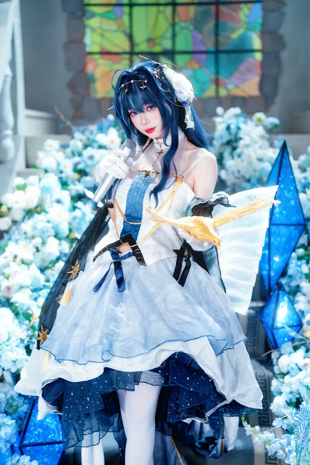 二次元cosplay, 明日方舟, cos摄影, 星极cos, 星极正片 - 第1张