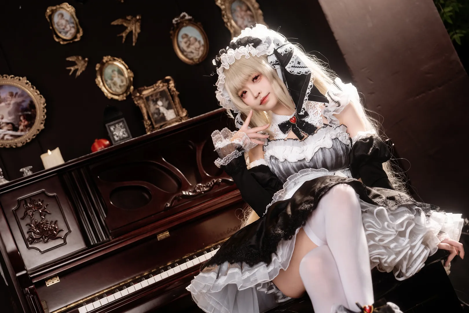 二次元撮影, アズールレーン, ゴシック様式, フォーミダブル コスプレ, メイド服コスプレ - 3枚目