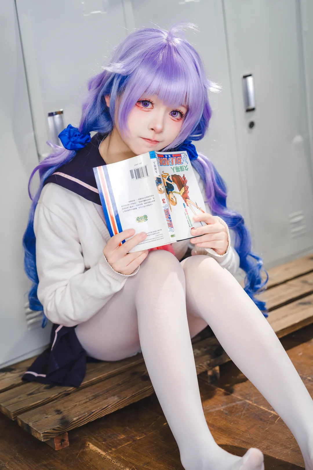 碧蓝航线, 校园cos, 独角兽cos, 动漫cosplay, 教室拍照 - 第1张