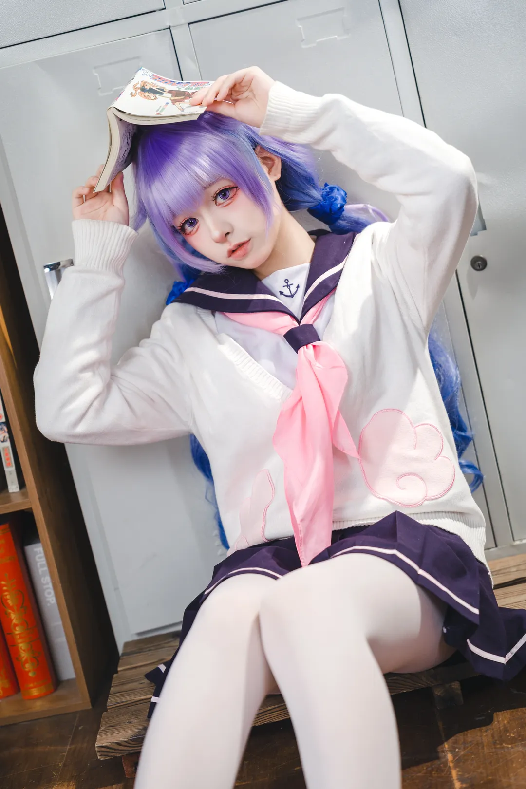 碧蓝航线, 校园cos, 独角兽cos, 动漫cosplay, 教室拍照 - 第2张