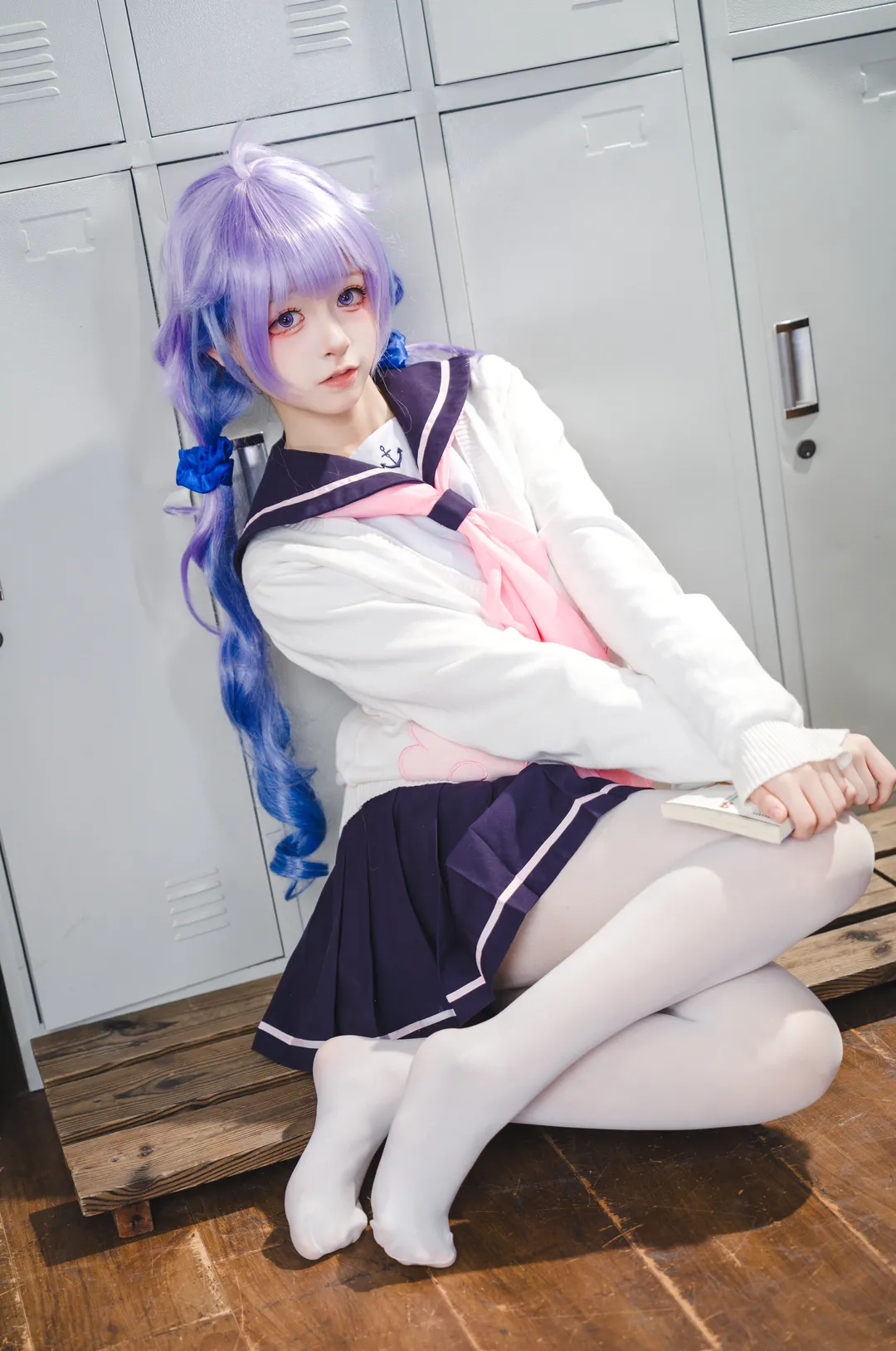 碧蓝航线, 校园cos, 独角兽cos, 动漫cosplay, 教室拍照 - 第7张