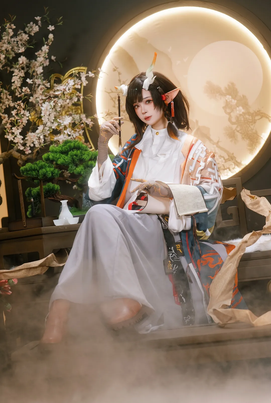 明日方舟, 国风cosplay, cosplay摄影, 颉cos, 中式奇幻