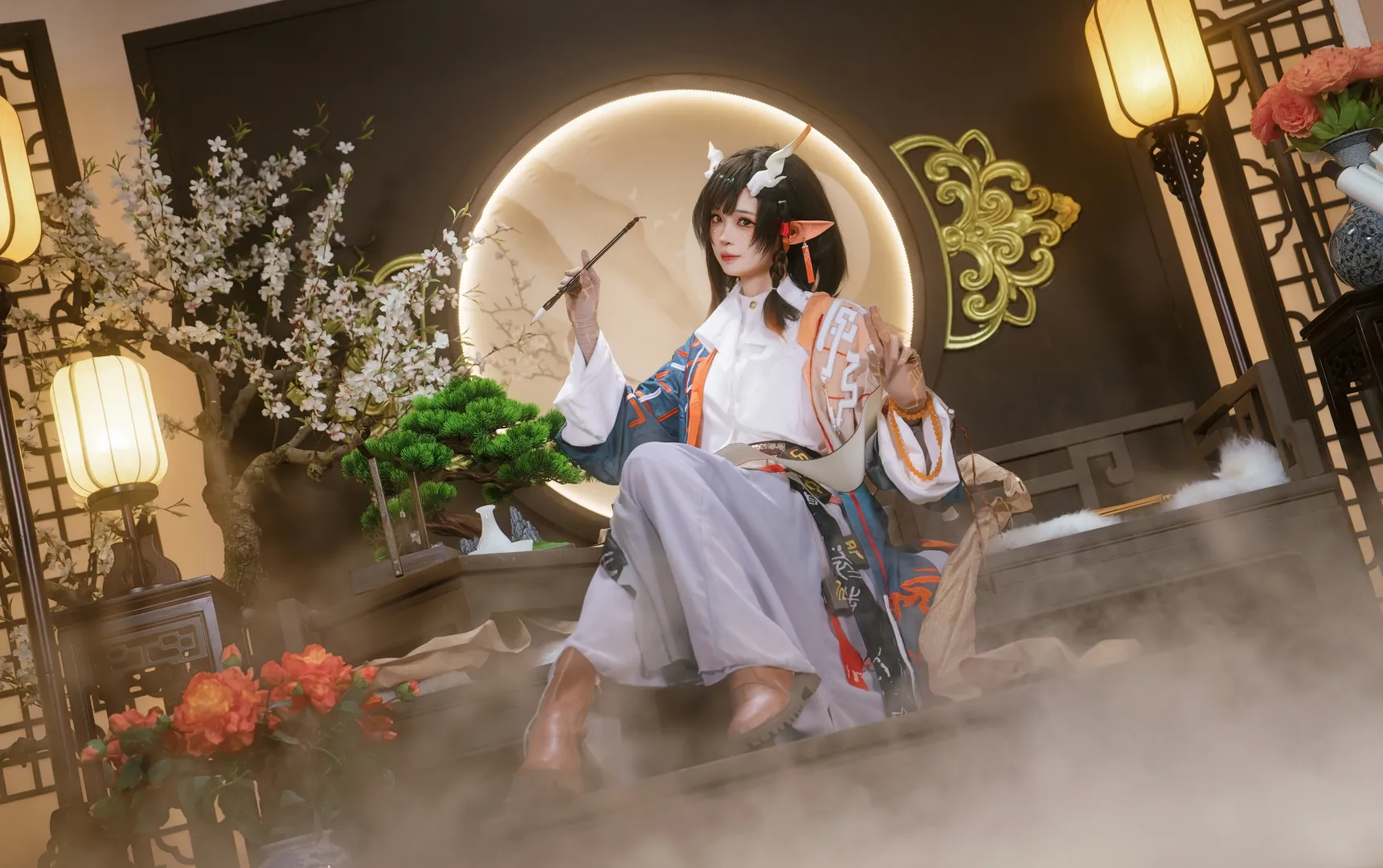 明日方舟, 国风cosplay, cosplay摄影, 颉cos, 中式奇幻 - 第3张