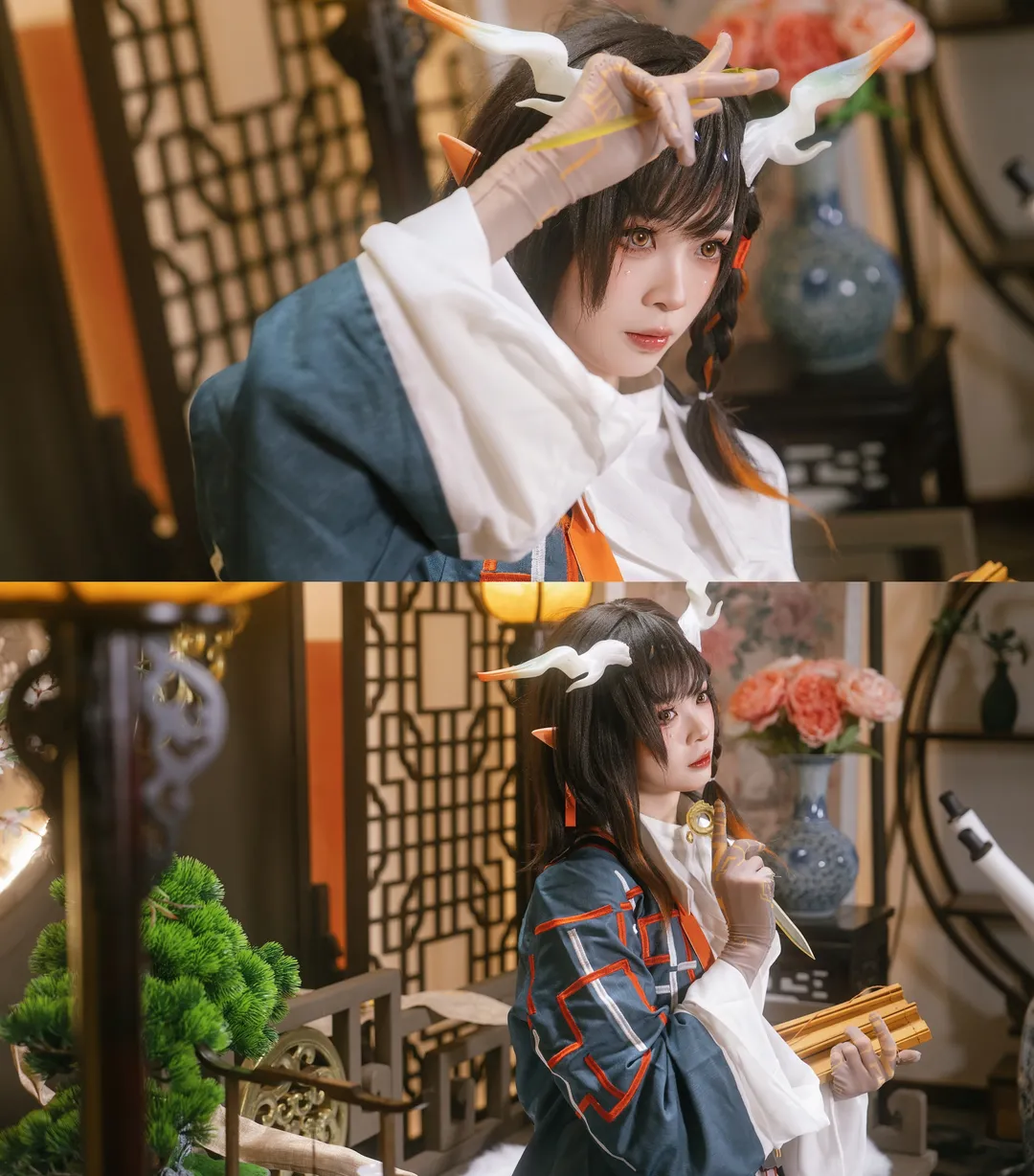 明日方舟, 国风cosplay, cosplay摄影, 颉cos, 中式奇幻 - 第4张