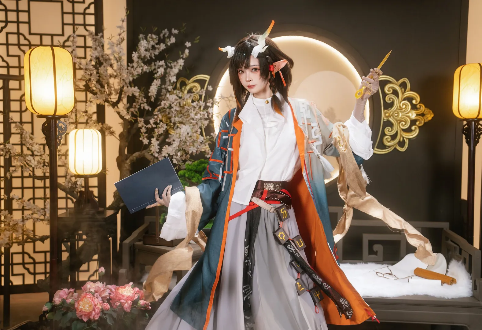 明日方舟, 国风cosplay, cosplay摄影, 颉cos, 中式奇幻 - 第5张