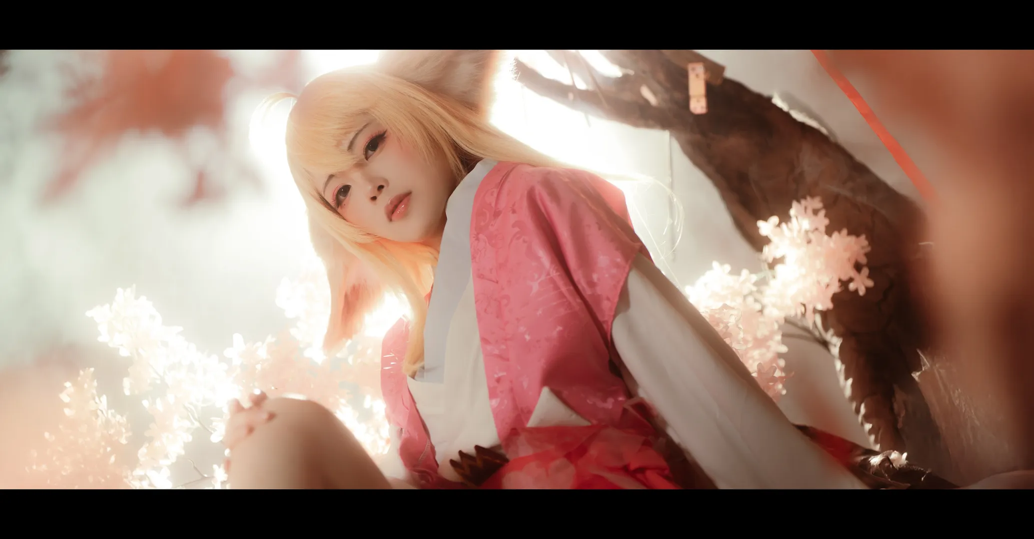 国漫cos, 涂山红红cos, 狐妖小红娘, 光影氛围, cosplay摄影 - 第3张