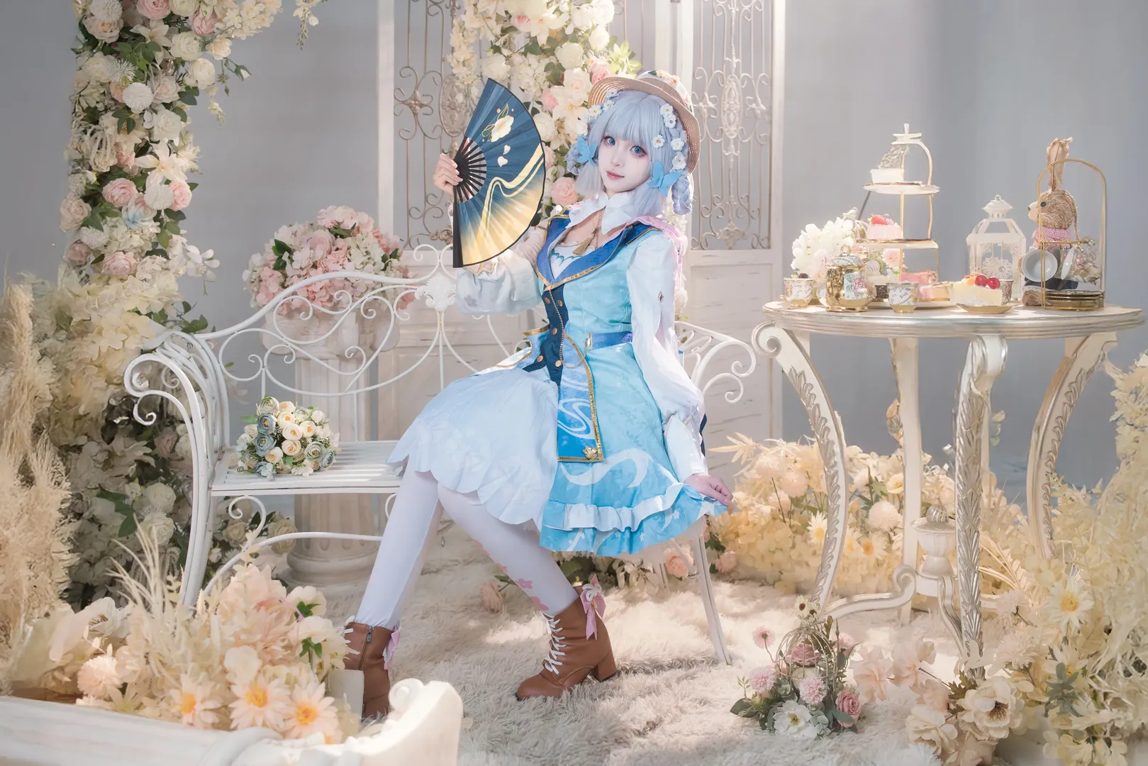 原神, 唯美摄影, 神里绫华cos, 梦幻风格, 角色Cos - 第5张