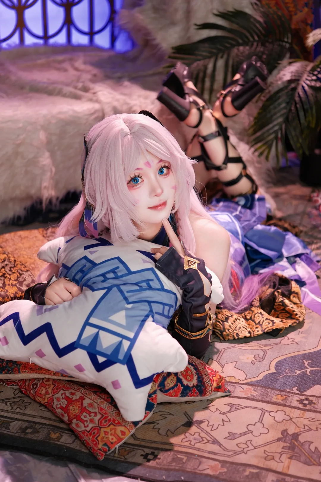 原神, 氛围感, cosplay, 茜特菈莉cos, 高颜值 - 第1张
