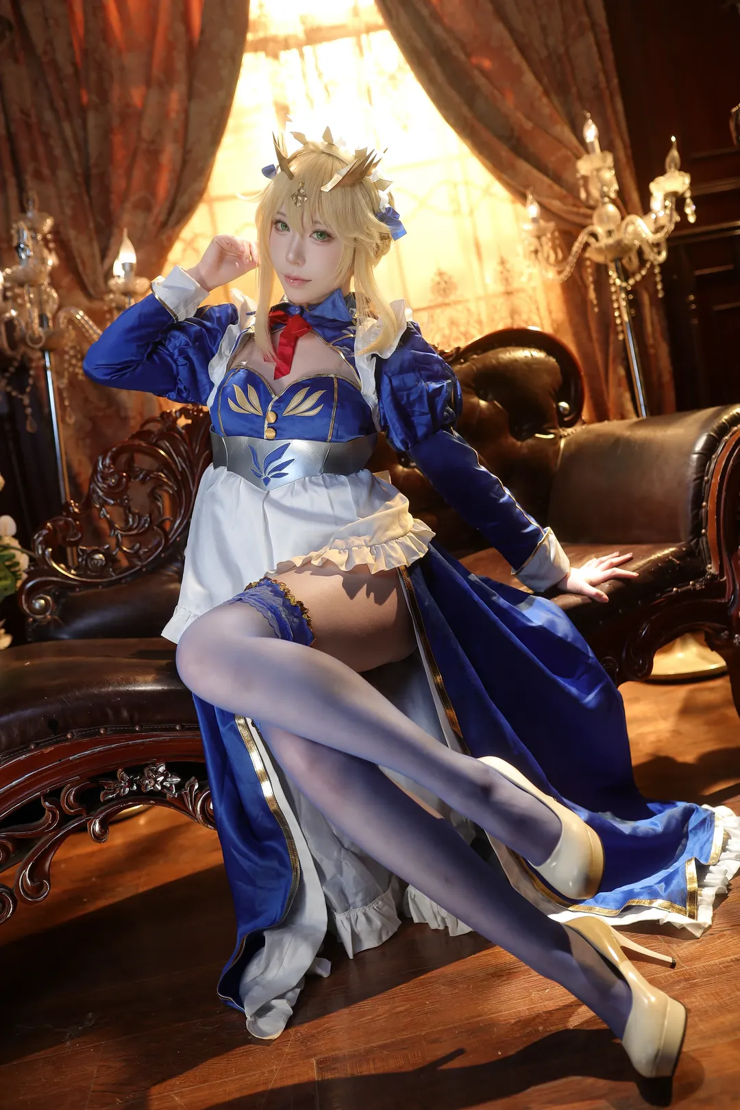 Fate/Grand Order, 阿尔托莉雅cos, 女仆装, 白枪呆cos, FGOcosplay