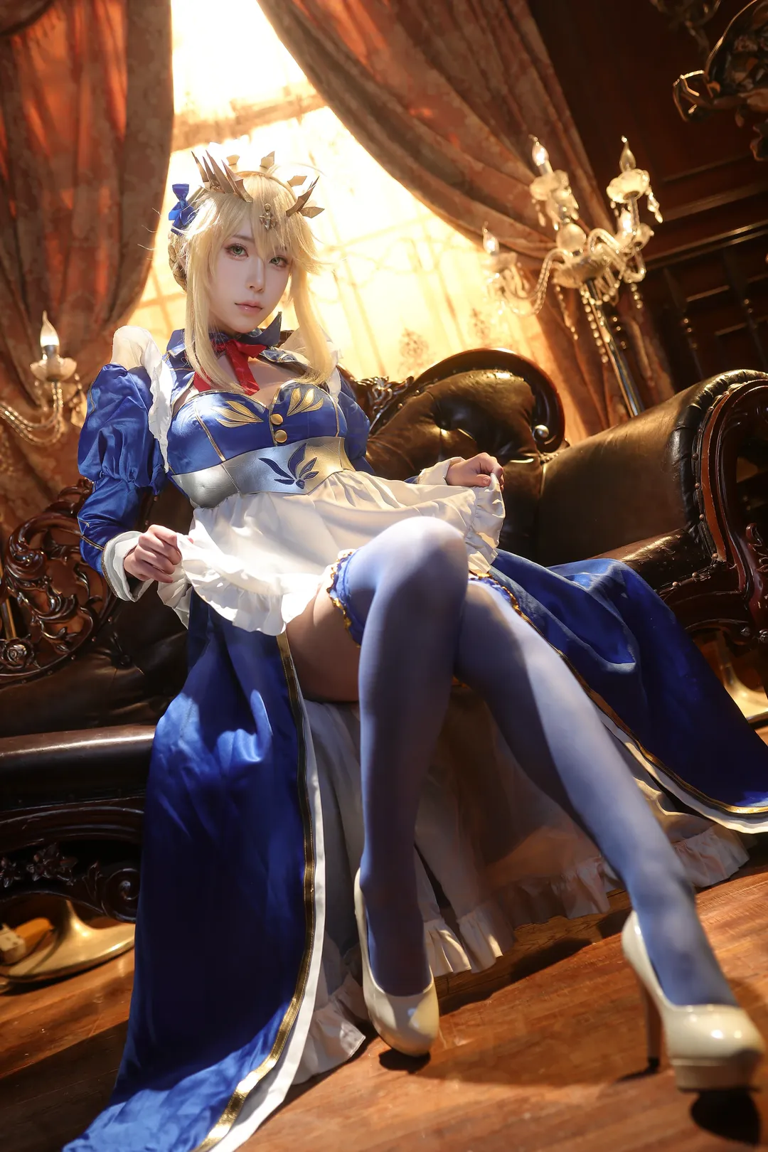 Fate/Grand Order, 阿尔托莉雅cos, 女仆装, 白枪呆cos, FGOcosplay