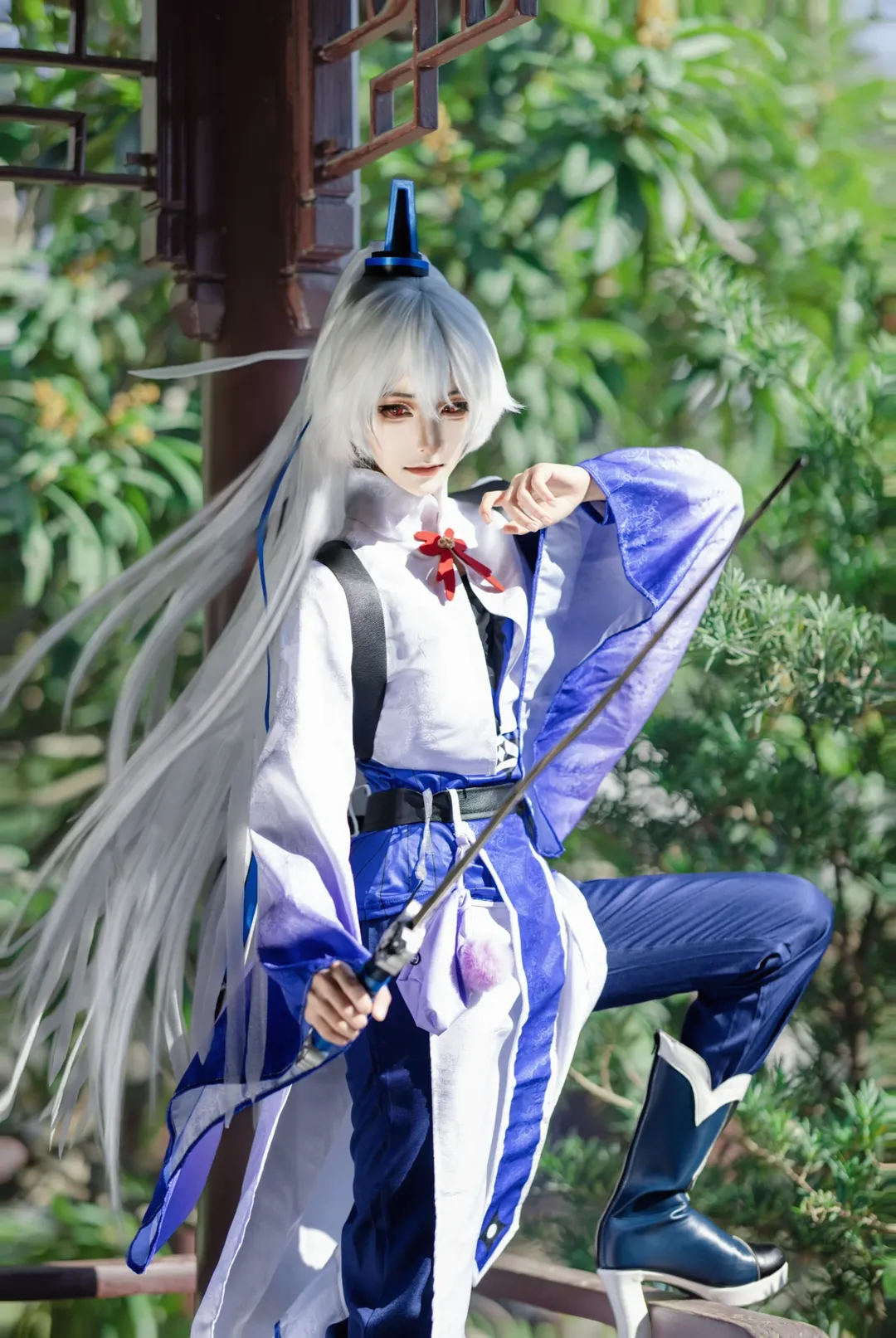 Cosplay photoshoot, Traditional style cosplay, Garden photography, Dongfang Xianyun cosplay, What's Wrong with My Big Brother