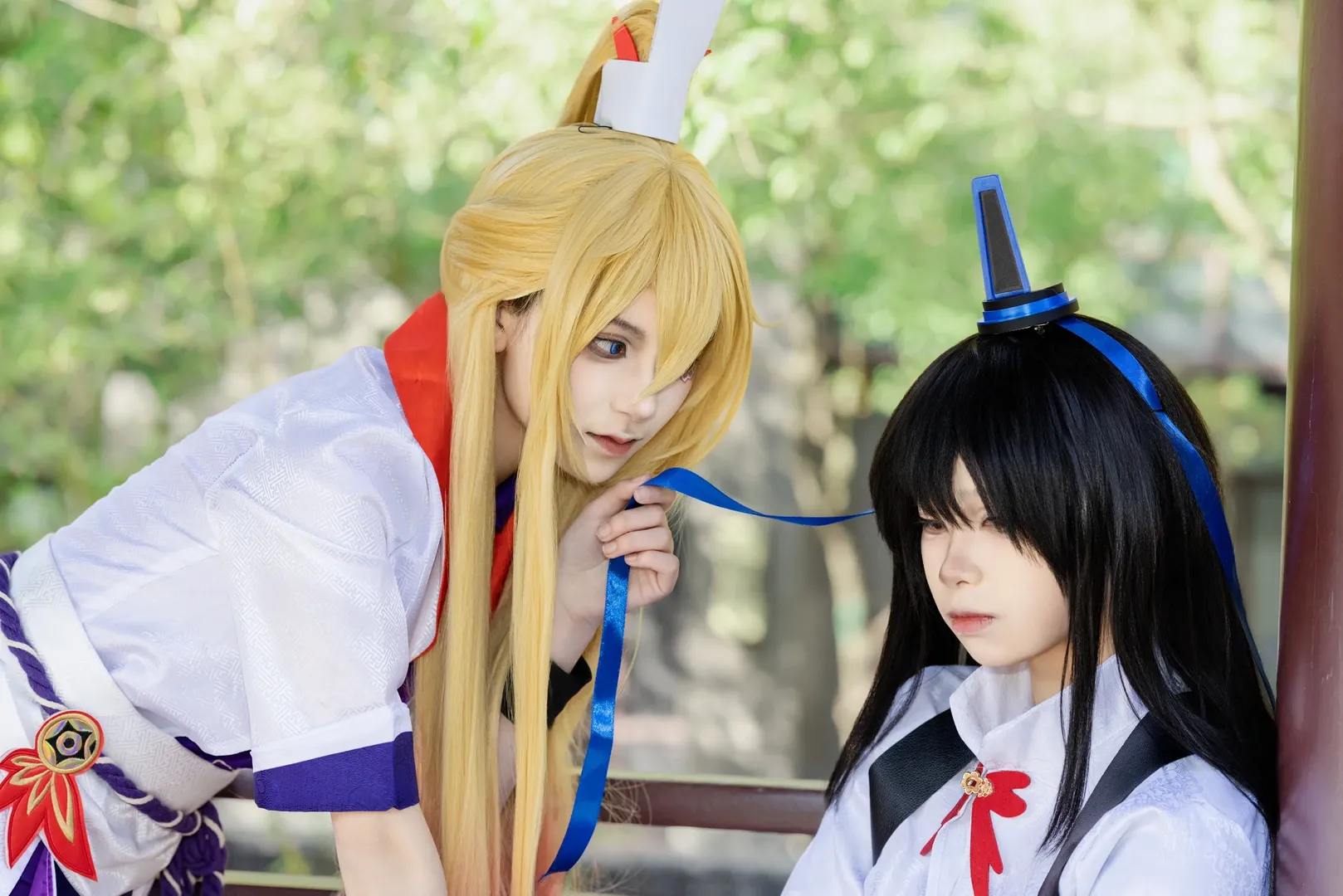 cos正片, 古风cosplay, 园林摄影, 东方纤云cos, 我的大师兄脑子有坑 - 第3张