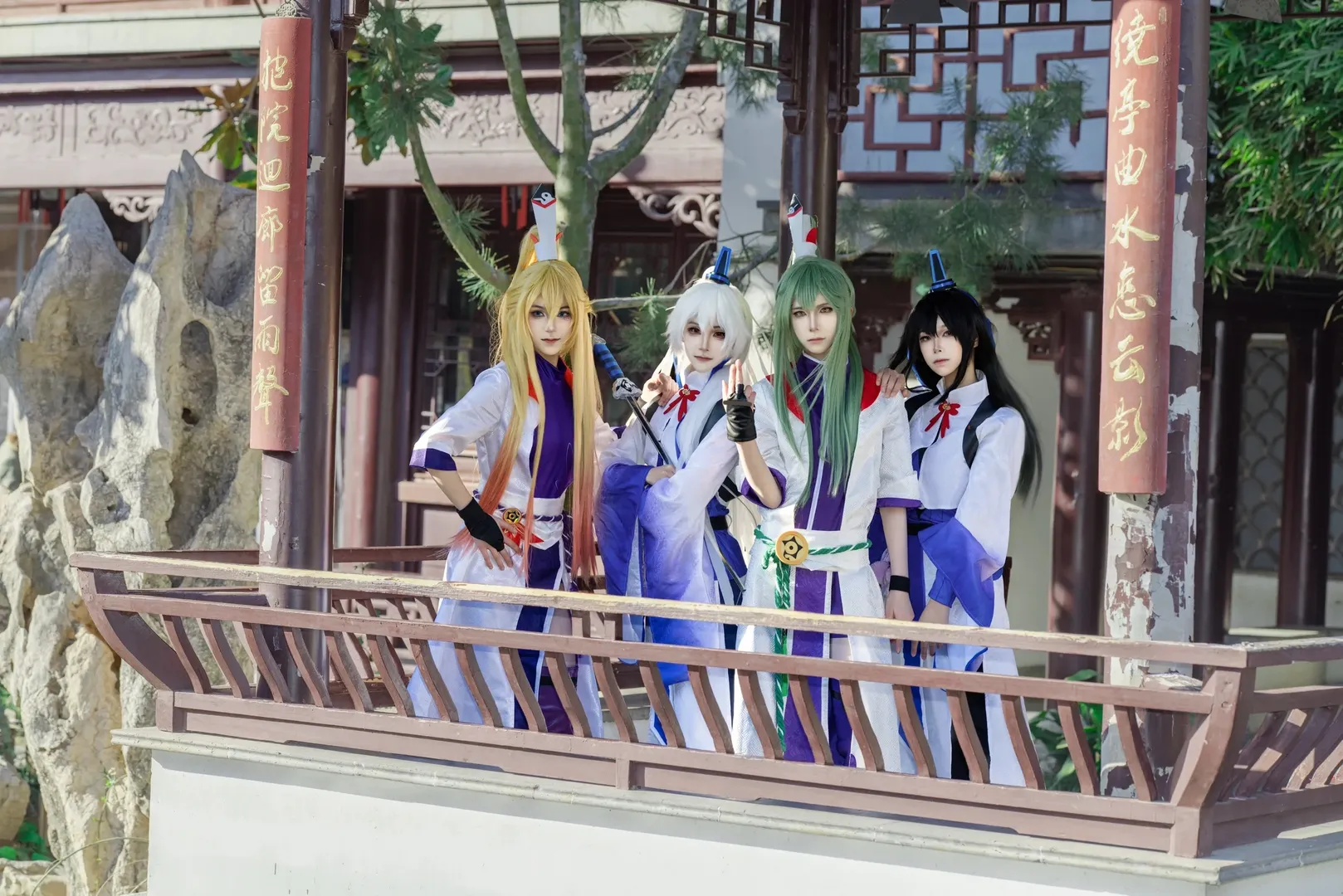 cos正片, 古风cosplay, 园林摄影, 东方纤云cos, 我的大师兄脑子有坑 - 第4张