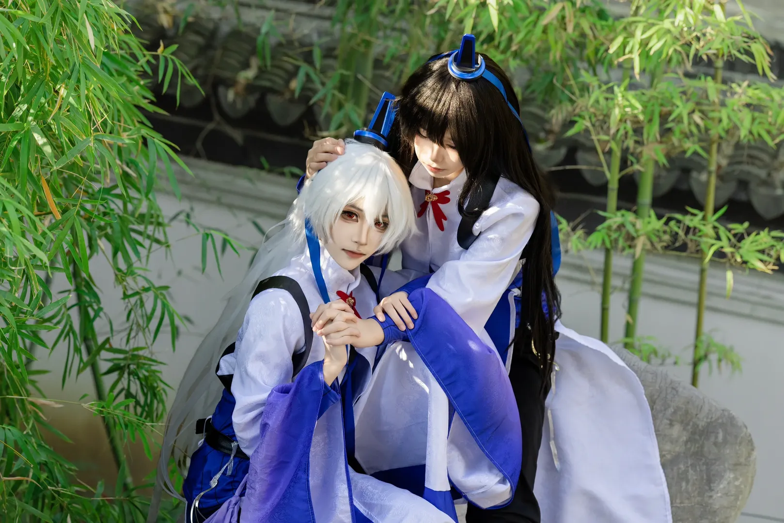 cos正片, 古风cosplay, 园林摄影, 东方纤云cos, 我的大师兄脑子有坑 - 第6张