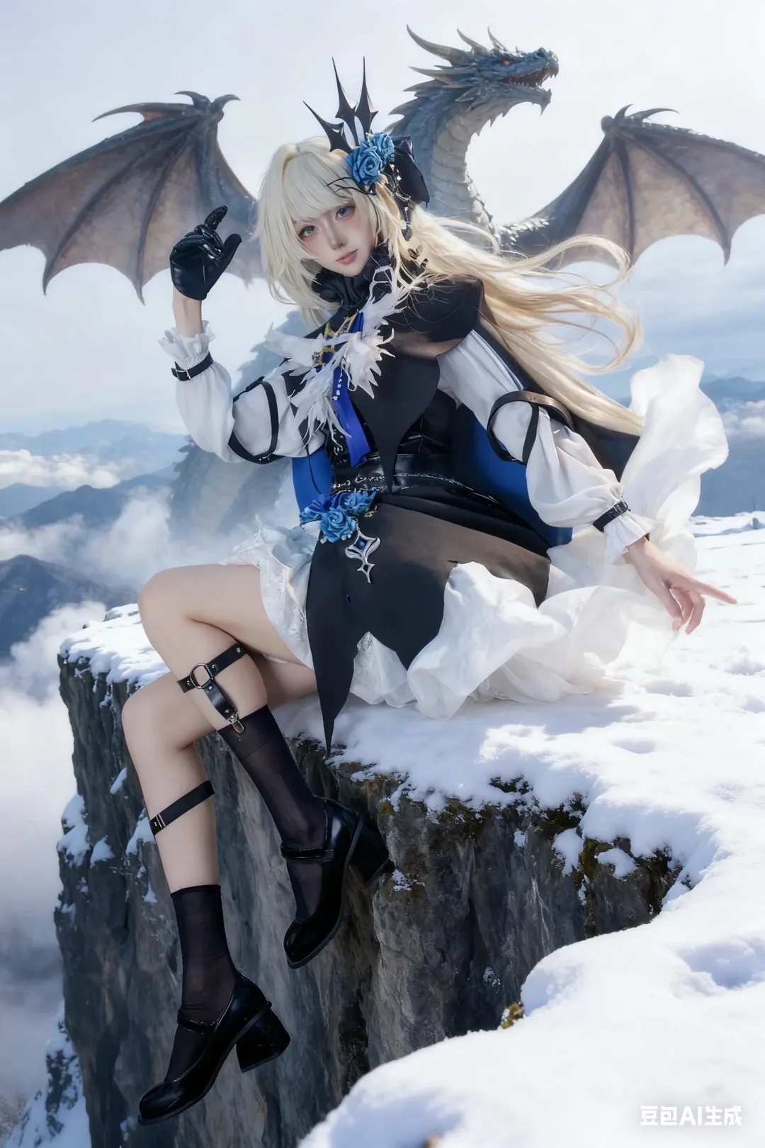 龙族, cosplay, 皇女零cos, 卡塞尔之门, 雪山巨龙 - 第3张