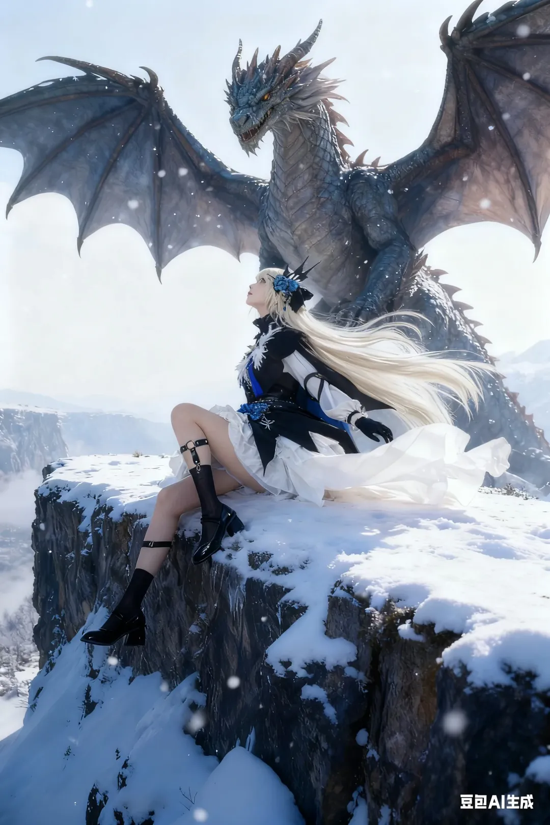 龙族, cosplay, 皇女零cos, 卡塞尔之门, 雪山巨龙