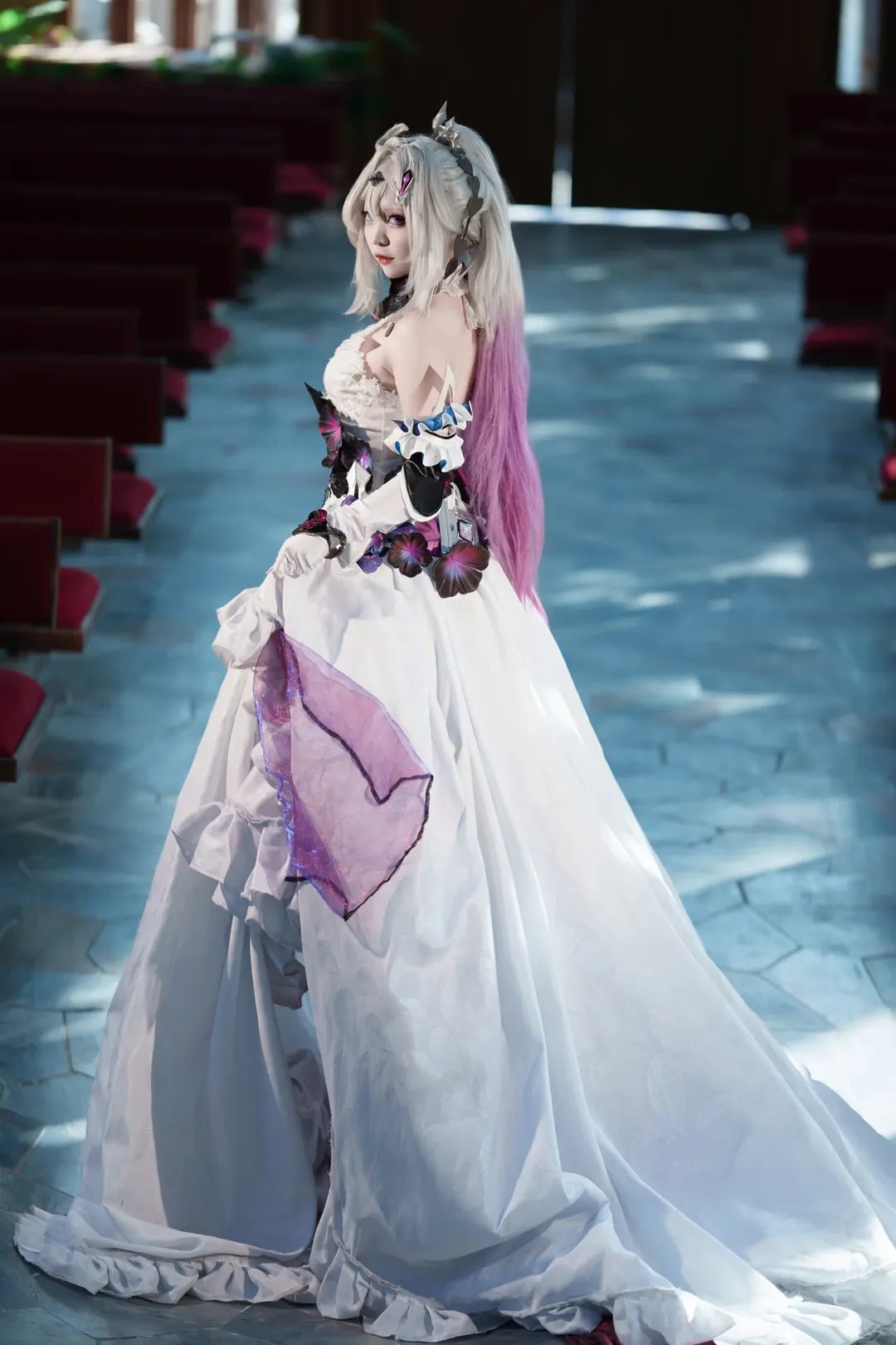 崩壊 3rd, キアナコスプレ, 二次元コスプレ写真, 終焉の律者, 花嫁コスプレ - 3枚目