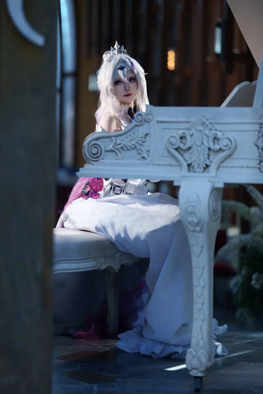 崩壊 3rd, キアナコスプレ, 二次元コスプレ写真, 終焉の律者, 花嫁コスプレ - 4枚目