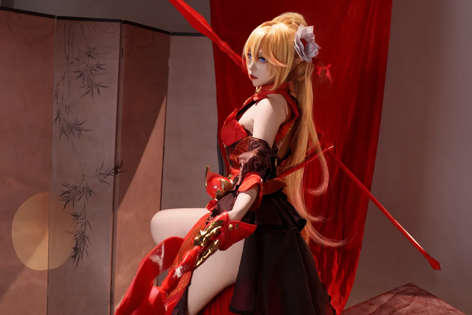 崩坏3, 二次元, cosplay, 旗袍, 幽兰黛尔cos - 第3张