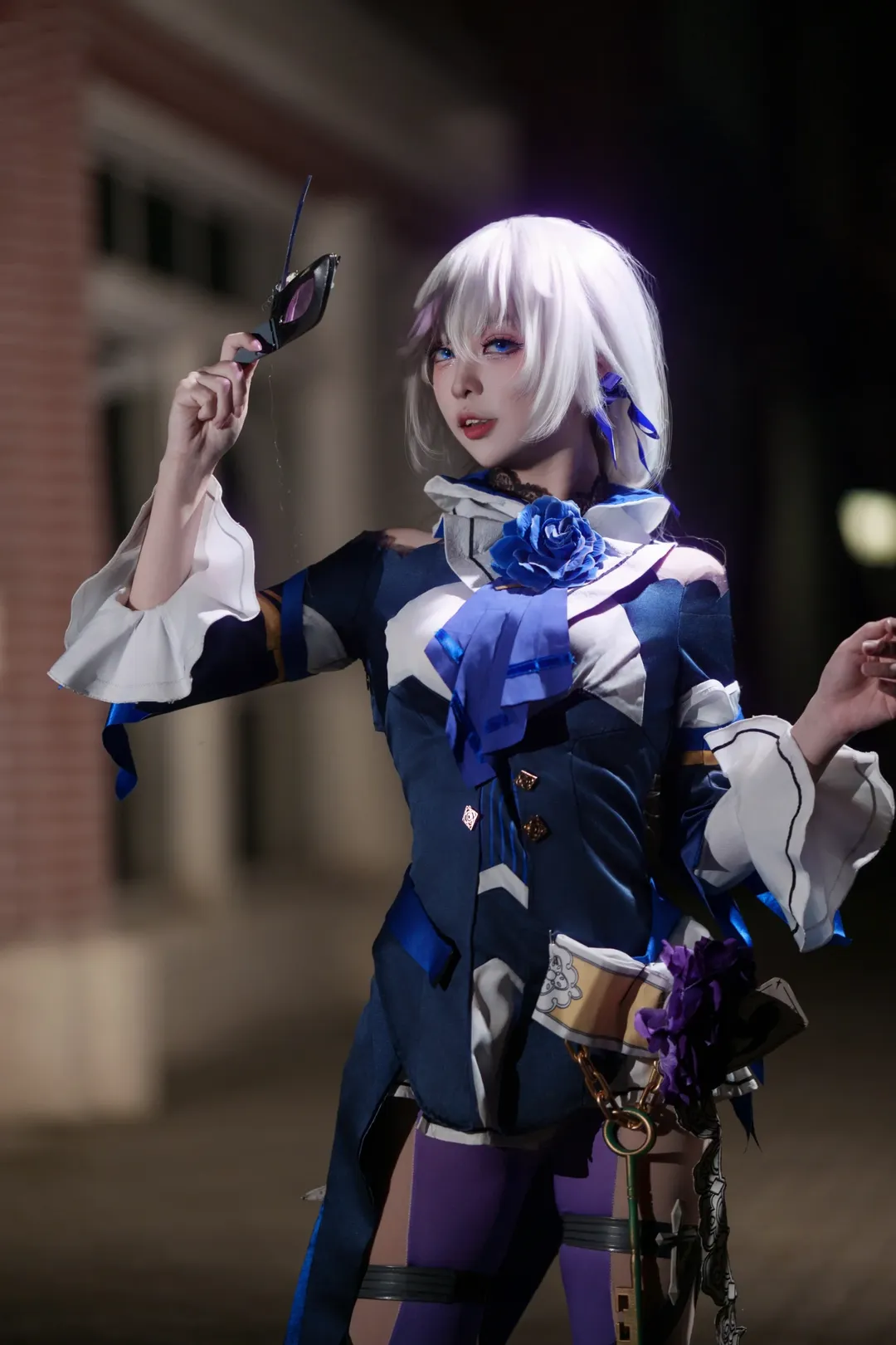 崩坏3, 二次元, cosplay正片, 夜景摄影, 卡莲cos - 第2张