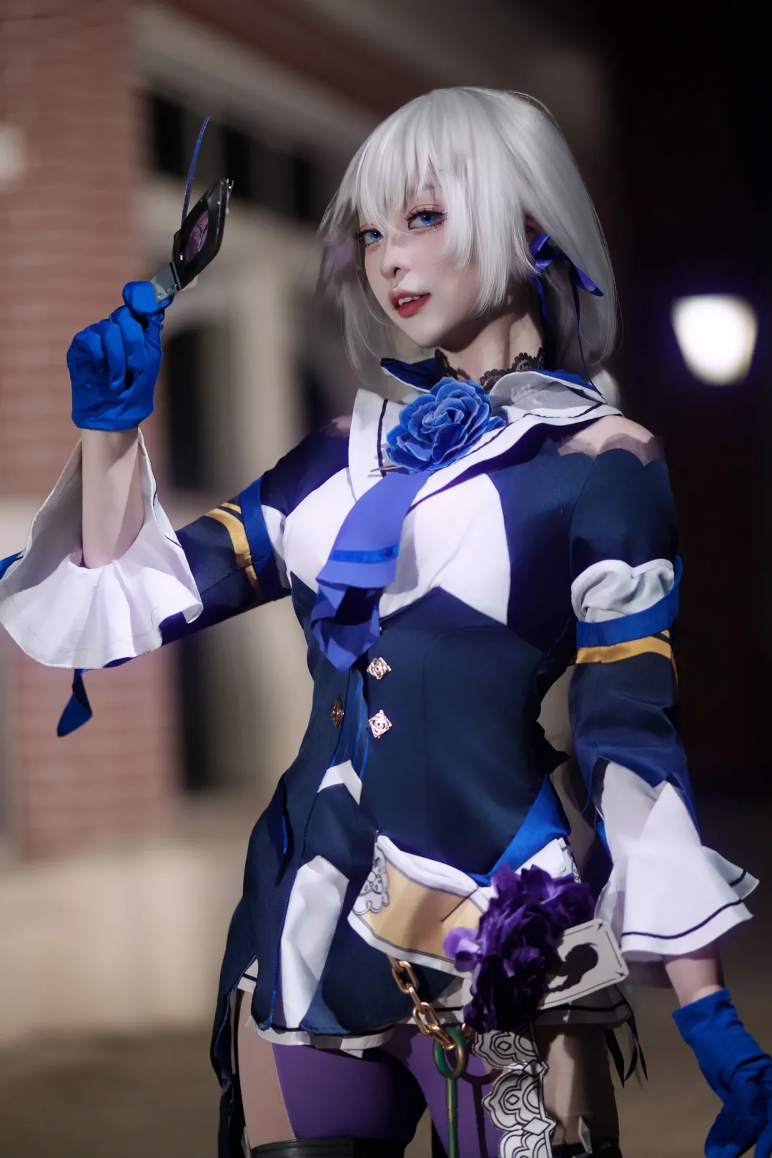 崩坏3, 二次元, cosplay正片, 夜景摄影, 卡莲cos - 第3张