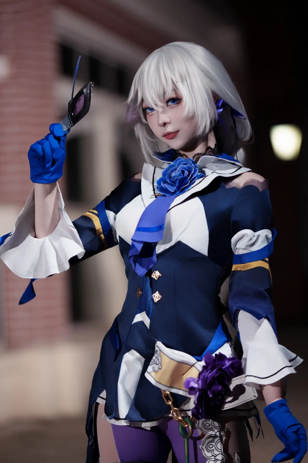 崩坏3, 二次元, cosplay正片, 夜景摄影, 卡莲cos - 第5张