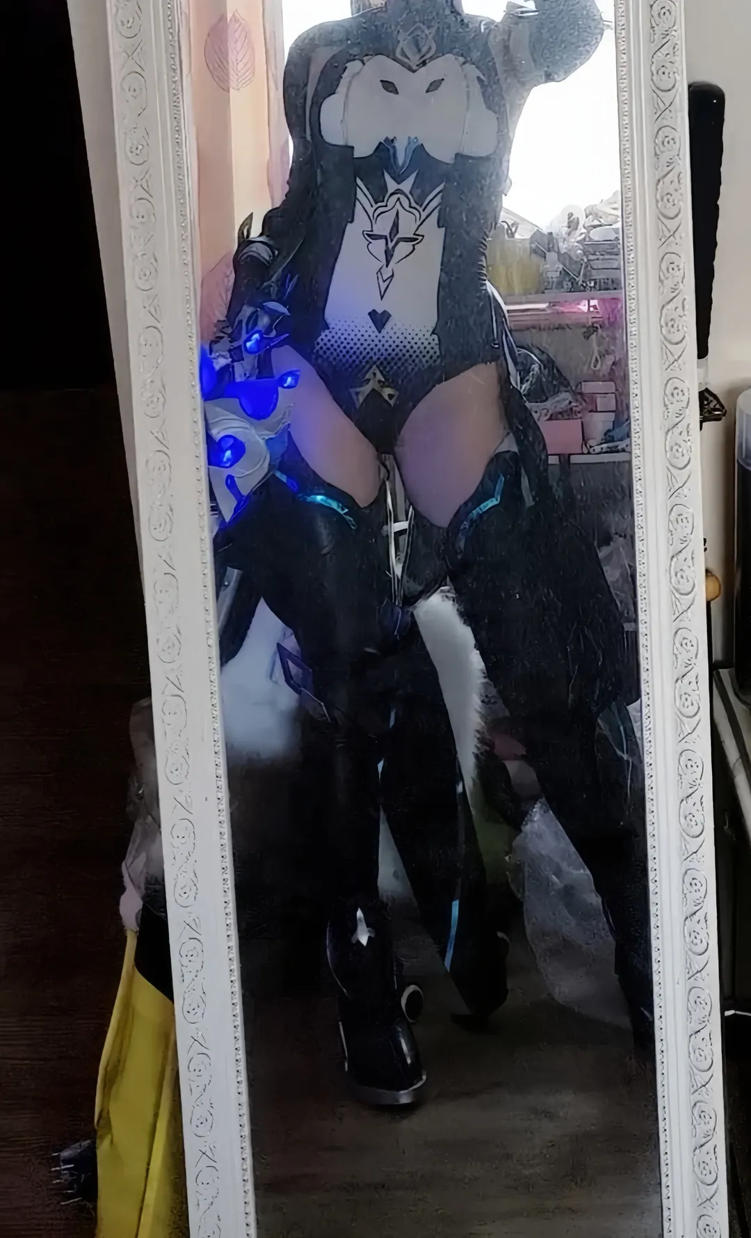 崩坏3, 幽兰黛尔cos, 机甲装甲cosplay, 二次元试衣, 发光武器道具 - 第2张