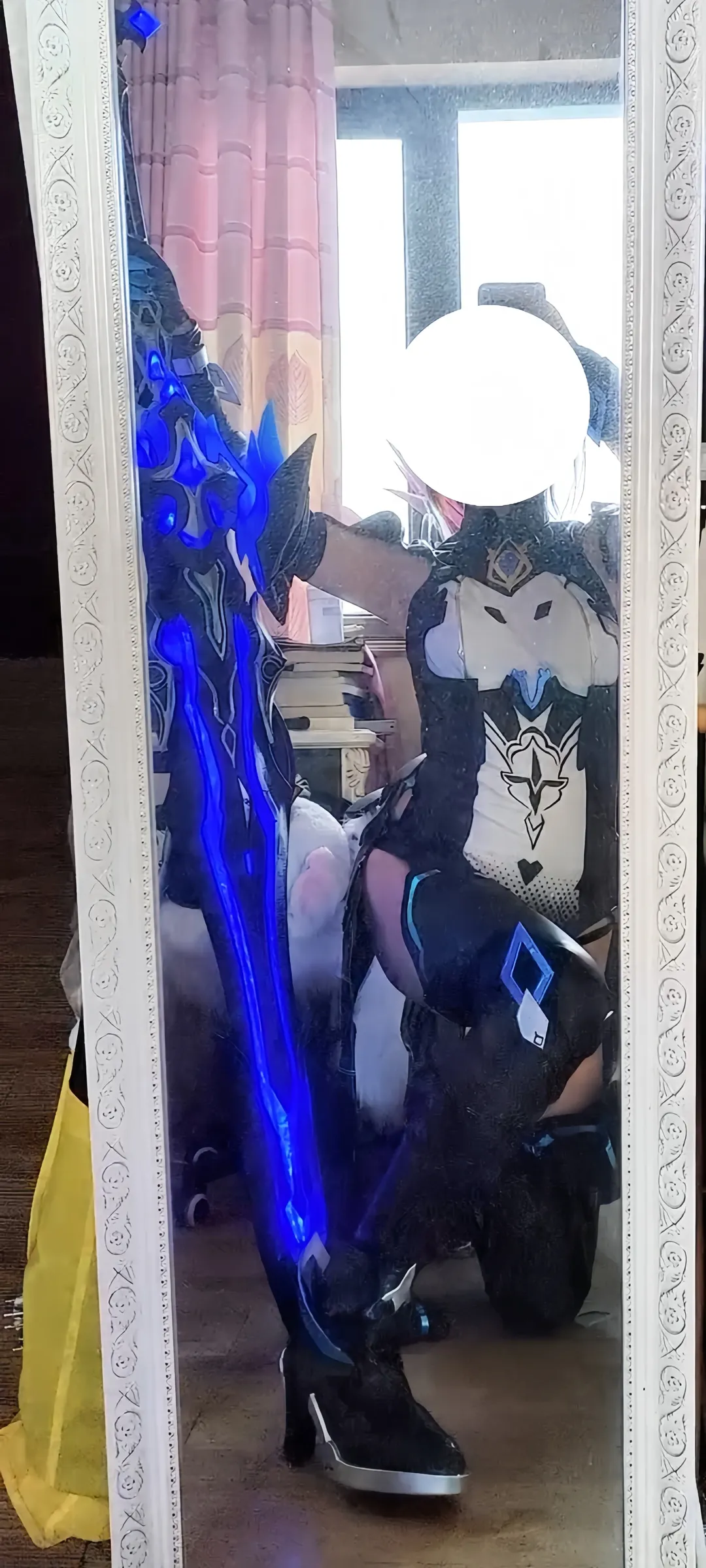 崩坏3, 幽兰黛尔cos, 机甲装甲cosplay, 二次元试衣, 发光武器道具 - 第3张