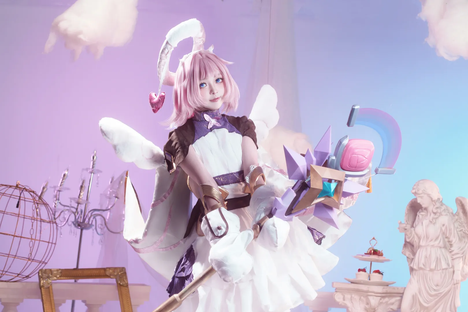 爱莉希雅cos, 崩坏3, 二次元, cosplay正片, 妖精爱莉