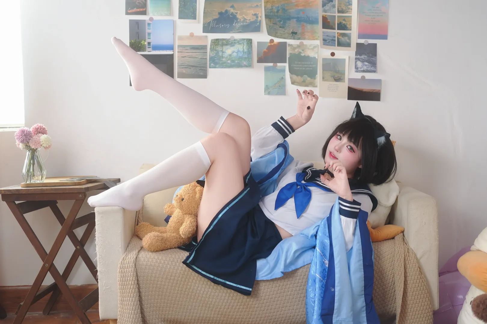 二次元撮影, ブルーアーカイブ, 桐生キキョウ コスプレ, コスプレシェア, 猫娘の日常 - 7枚目