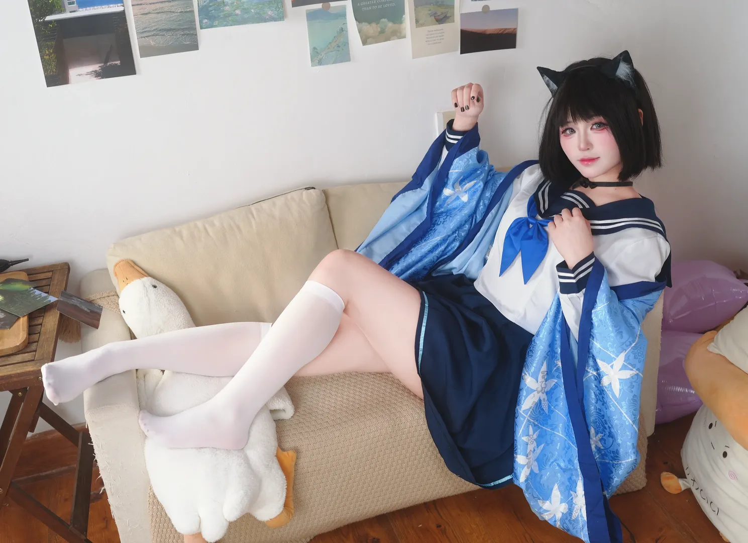 二次元撮影, ブルーアーカイブ, 桐生キキョウ コスプレ, コスプレシェア, 猫娘の日常 - 8枚目