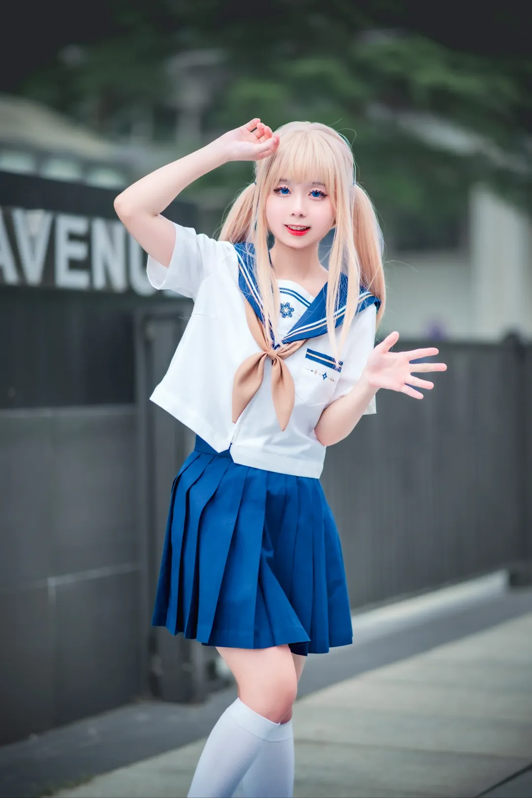 Convention photos, JK uniform photoshoot, Guangzhou CICF, Japanese-style aesthetic, Cute girl cosplay - Image 10