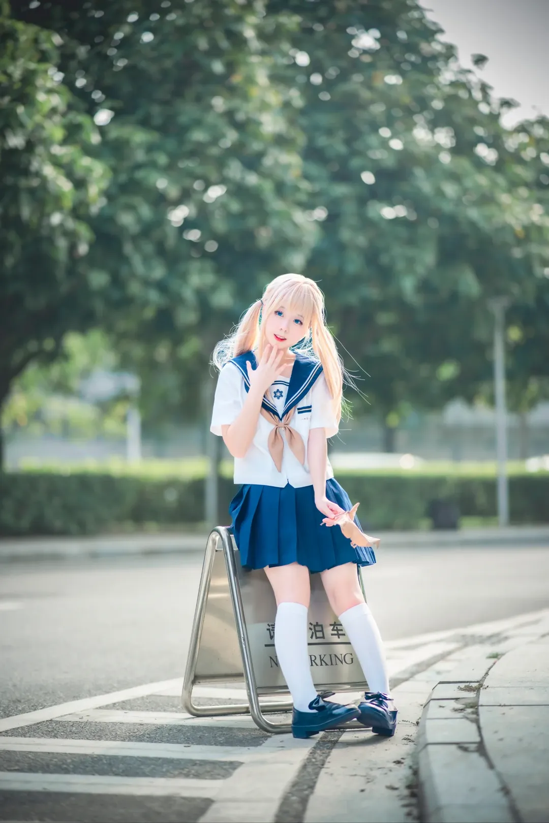 Convention photos, JK uniform photoshoot, Guangzhou CICF, Japanese-style aesthetic, Cute girl cosplay - Image 5