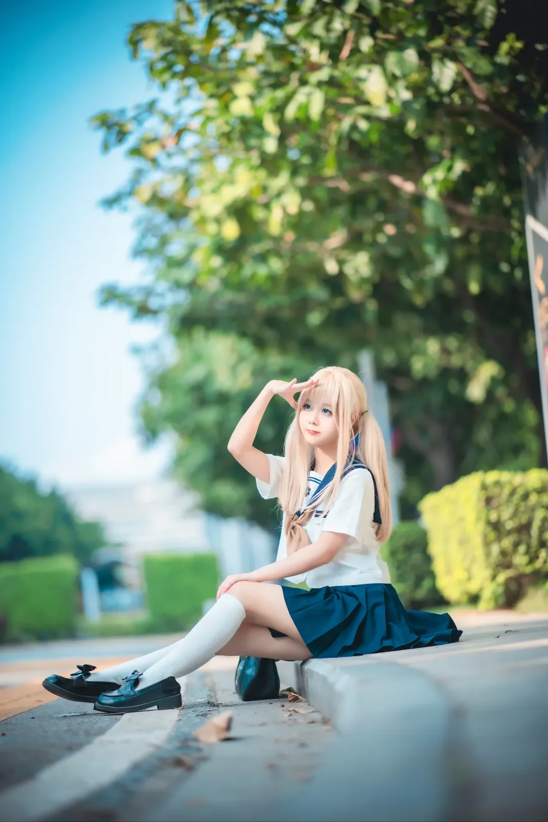 Convention photos, JK uniform photoshoot, Guangzhou CICF, Japanese-style aesthetic, Cute girl cosplay - Image 6