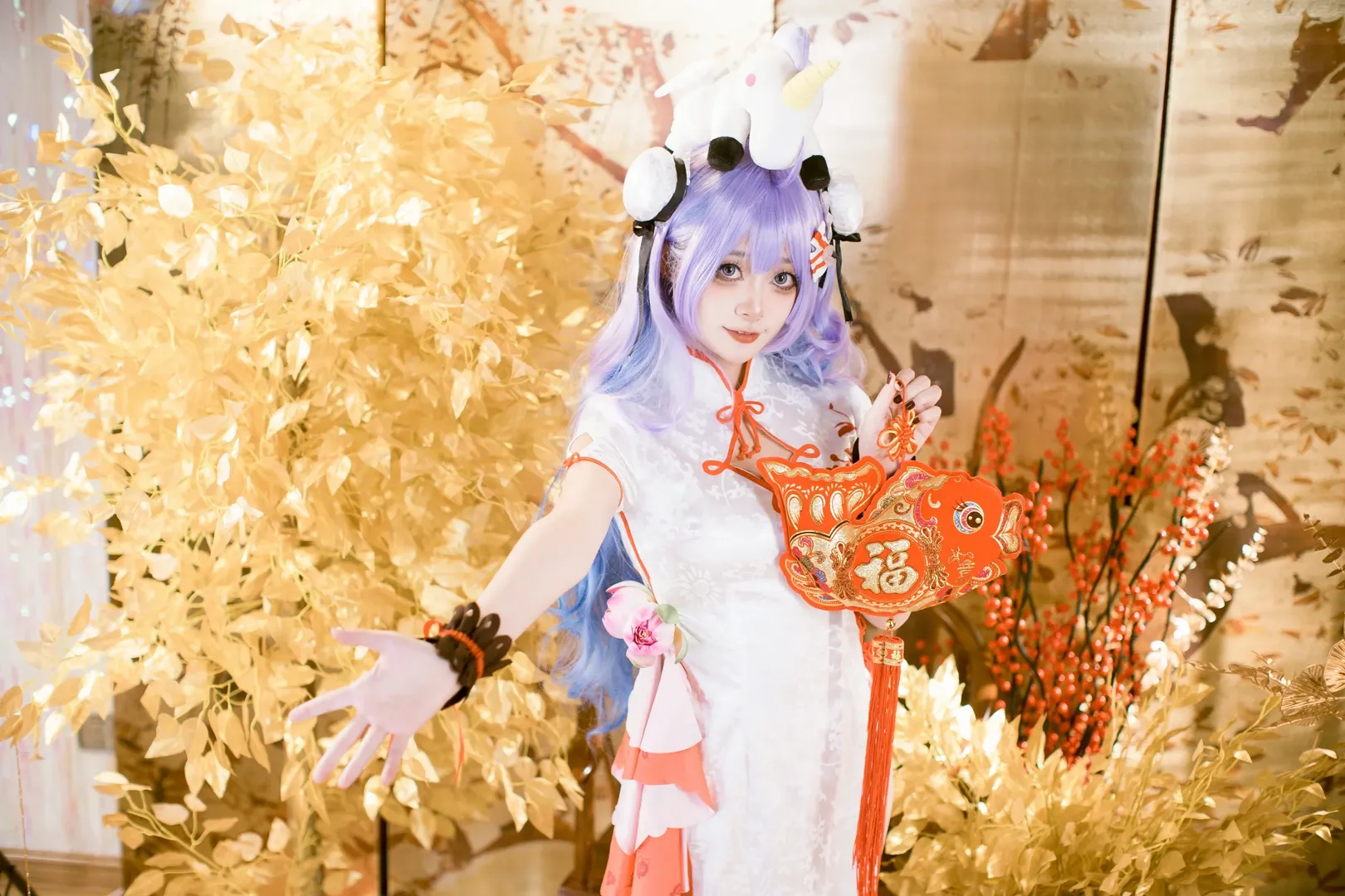 アズールレーン, 中国美学, ユニコーン コスプレ, 春節コスプレ, キャラクターポートレート - 10枚目