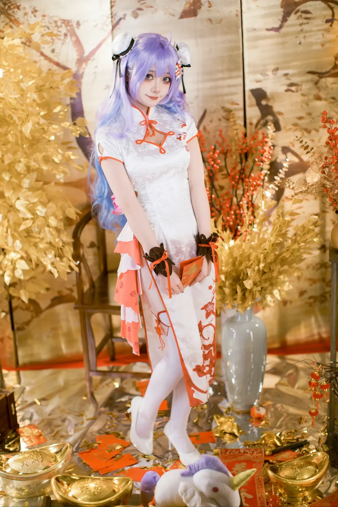 アズールレーン, 中国美学, ユニコーン コスプレ, 春節コスプレ, キャラクターポートレート - 13枚目