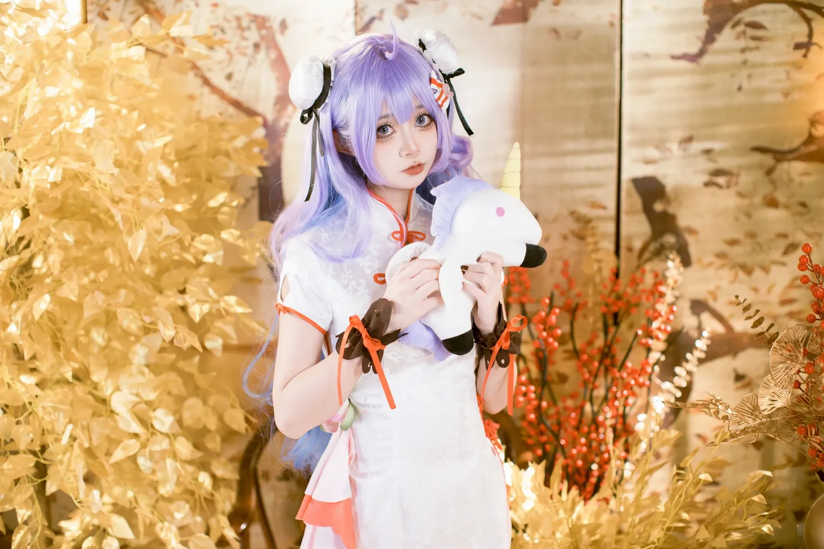 アズールレーン, 中国美学, ユニコーン コスプレ, 春節コスプレ, キャラクターポートレート - 14枚目