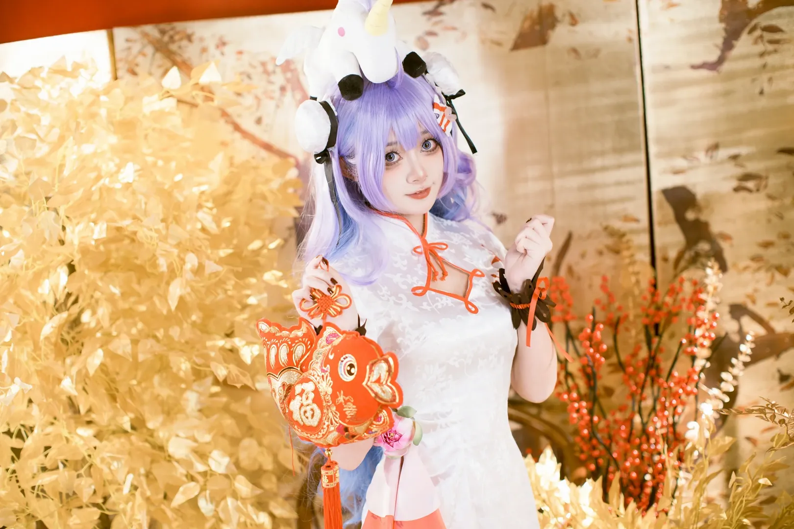 アズールレーン, 中国美学, ユニコーン コスプレ, 春節コスプレ, キャラクターポートレート - 17枚目